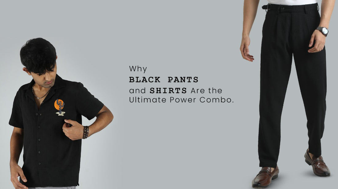 Black Pants And Shirts For Men