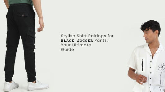 Stylish Shirt Pairings for Black Jogger Pants