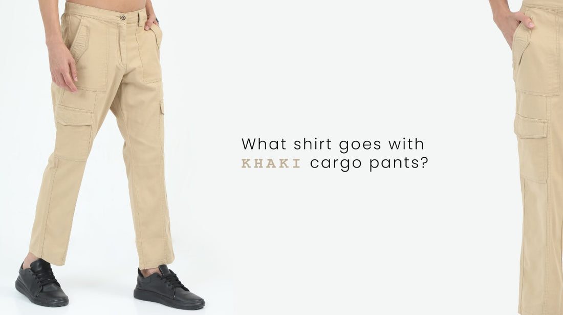 Khaki Cargo Pants For Men