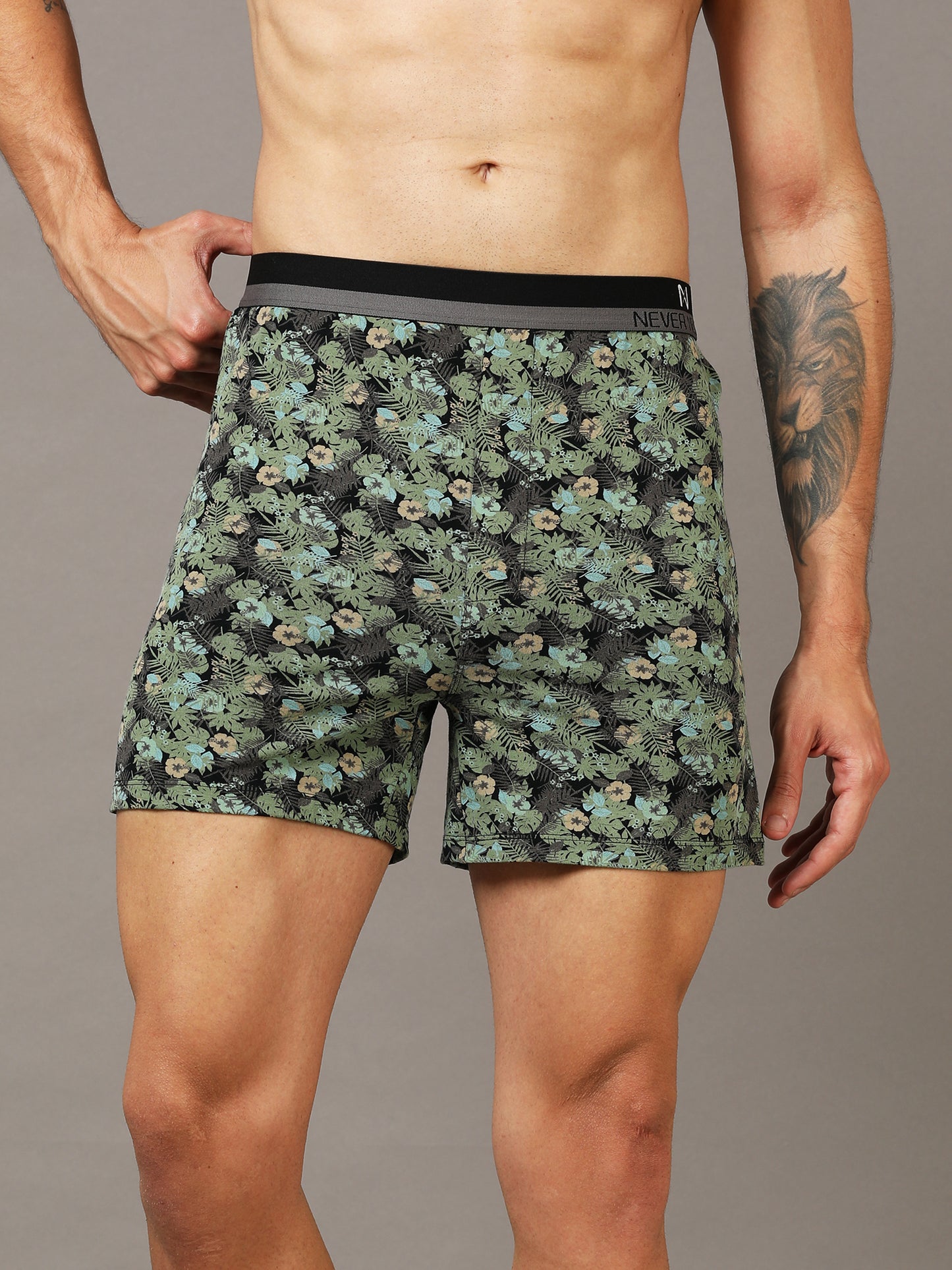 Midnight Bloom Printed Boxer for Men