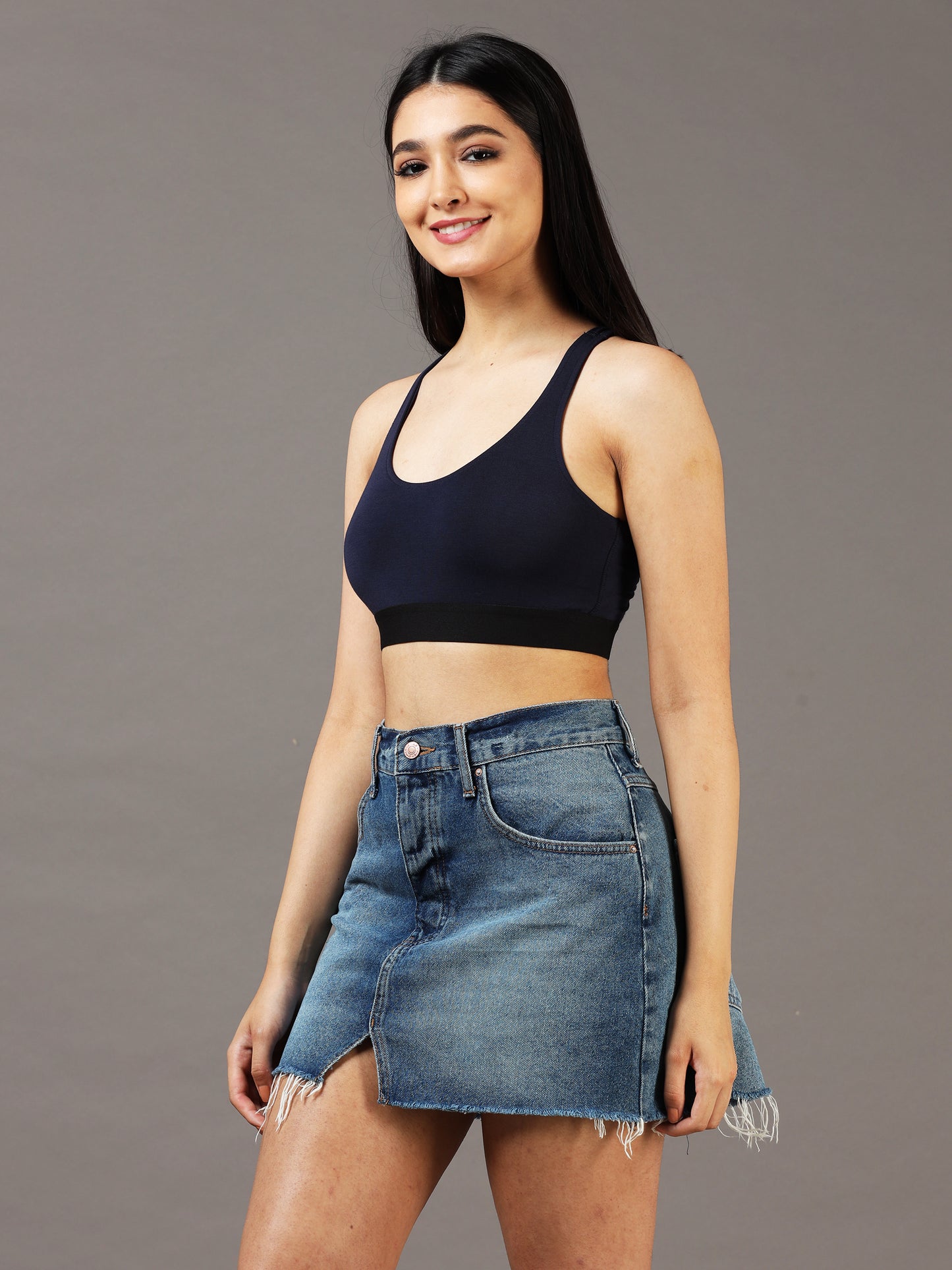 Arctic Black Sports Bralette