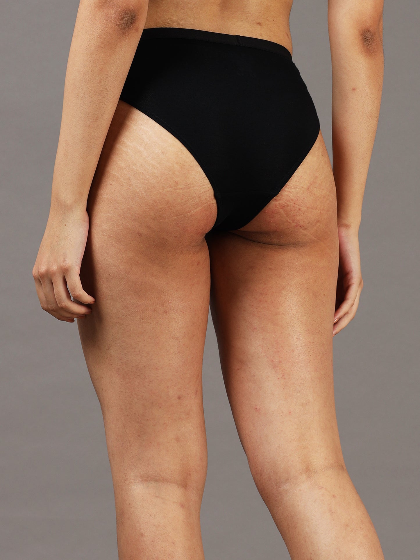 Midnight Black Bikini Bottoms for Women