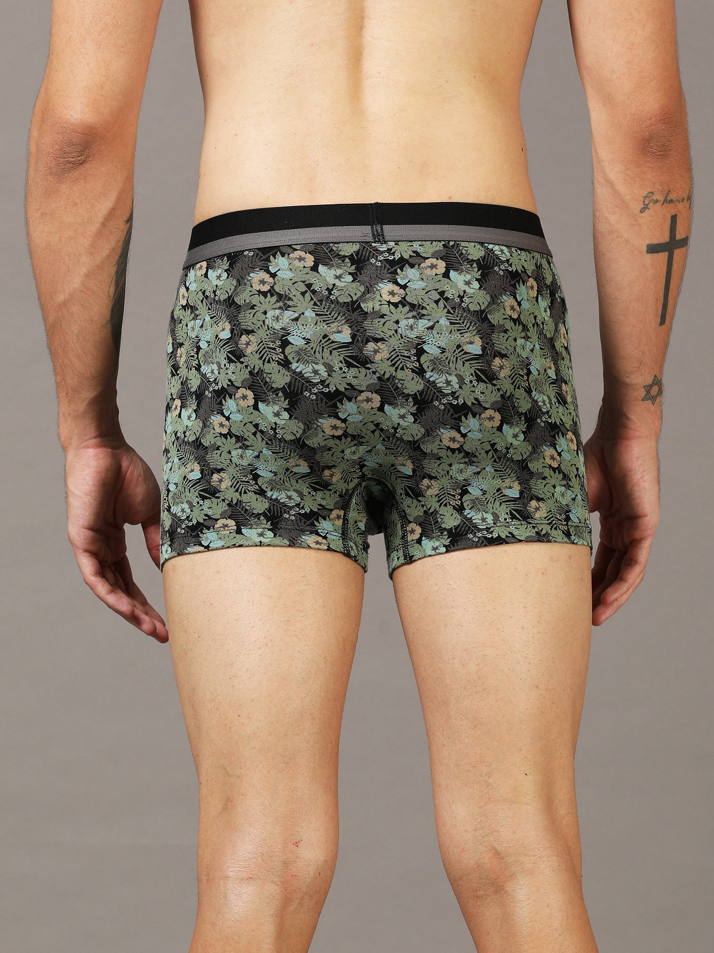 Men's Midnight Bloom  Trunks