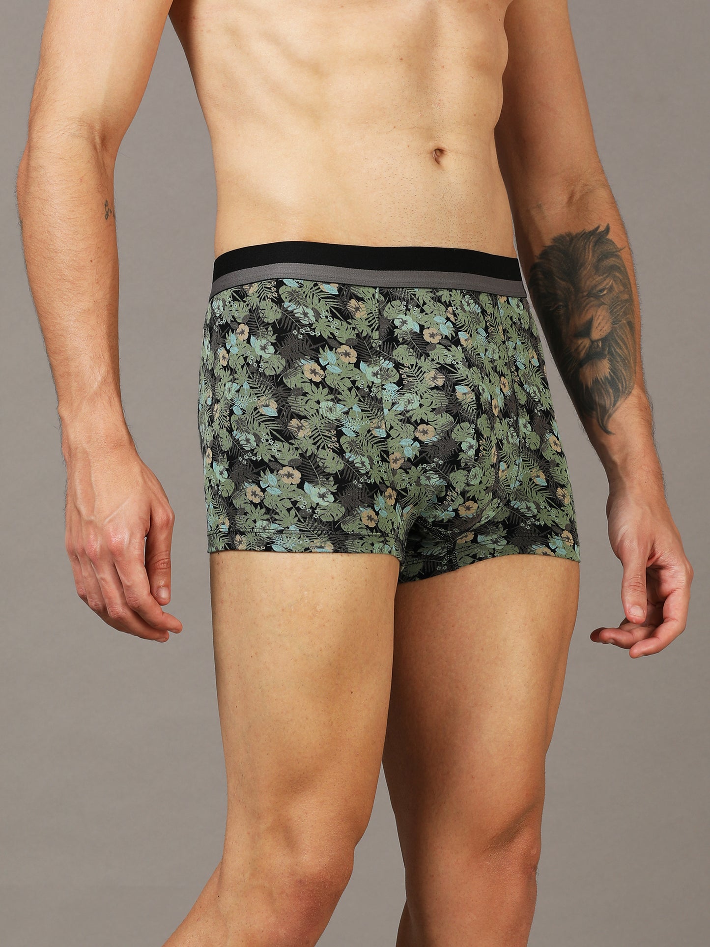 Men's Midnight Bloom  Trunks