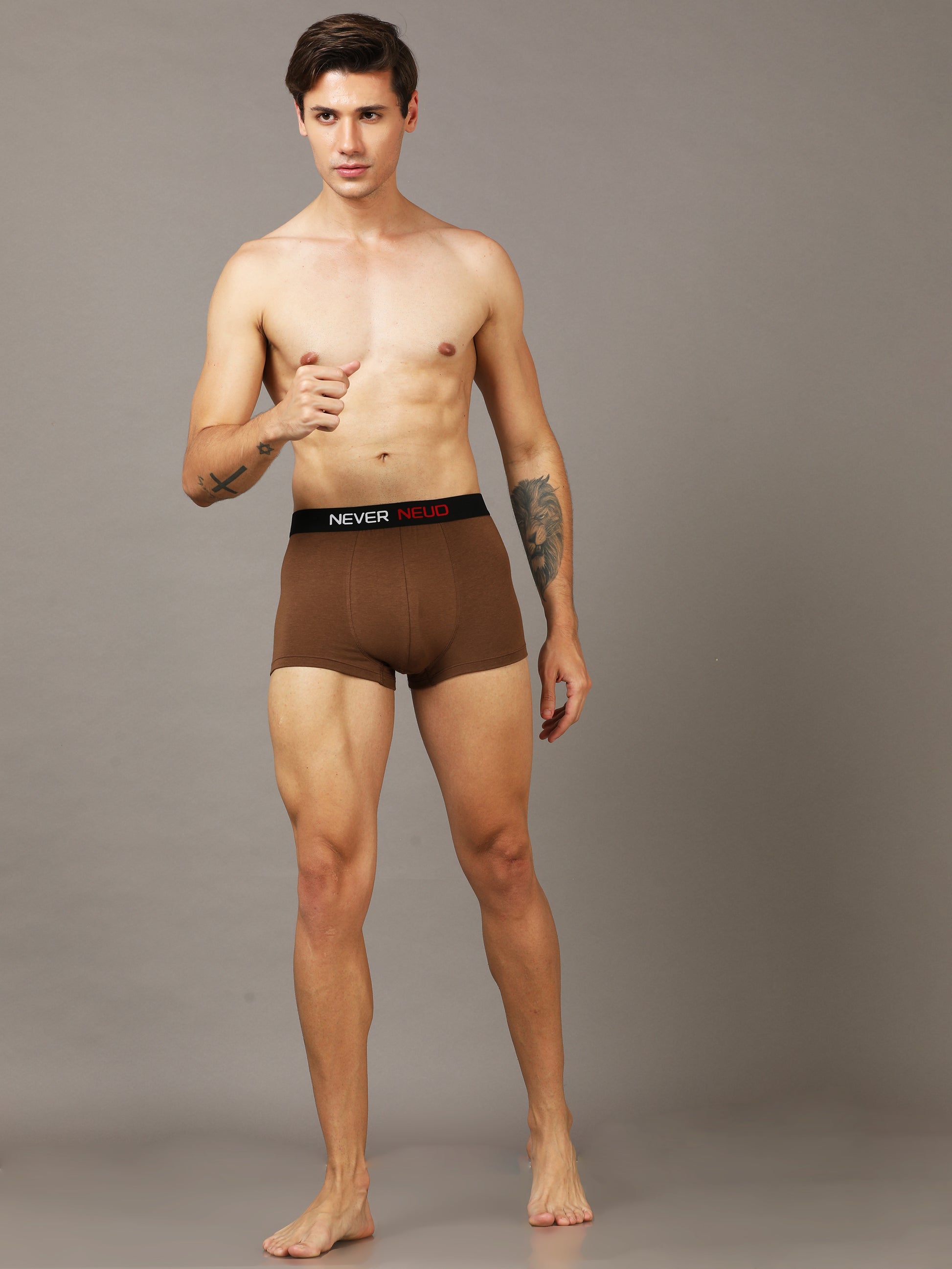 Chicori Pine Cotton Trunks for Men