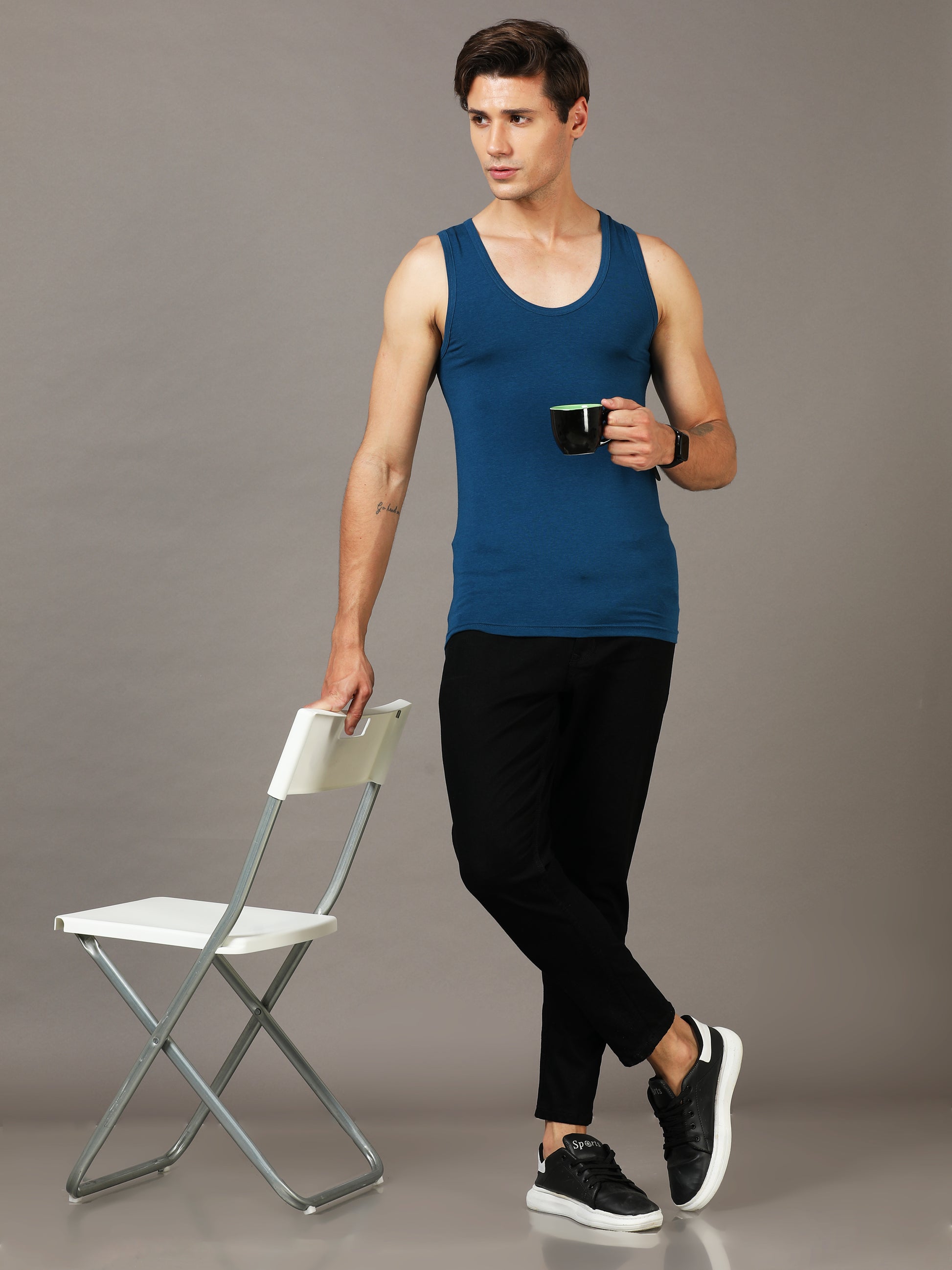 Neptune View Cotton Vests for Men