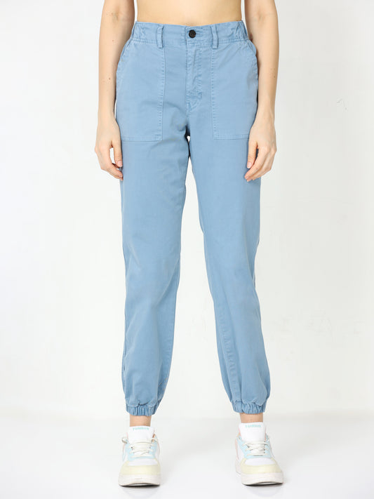 Vintage Ink Jogger Trousers For Women