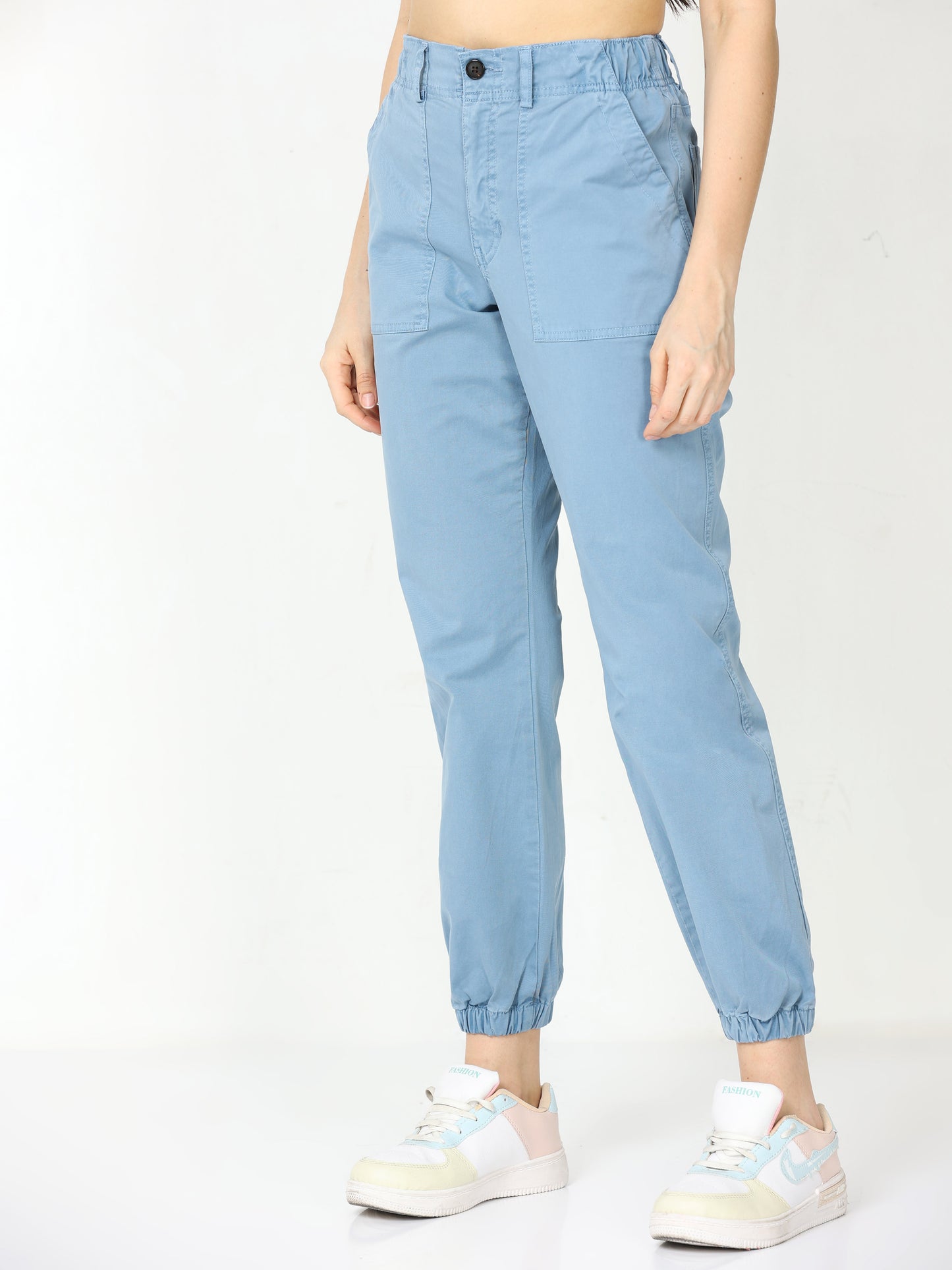 Vintage Ink Jogger Trousers For Women