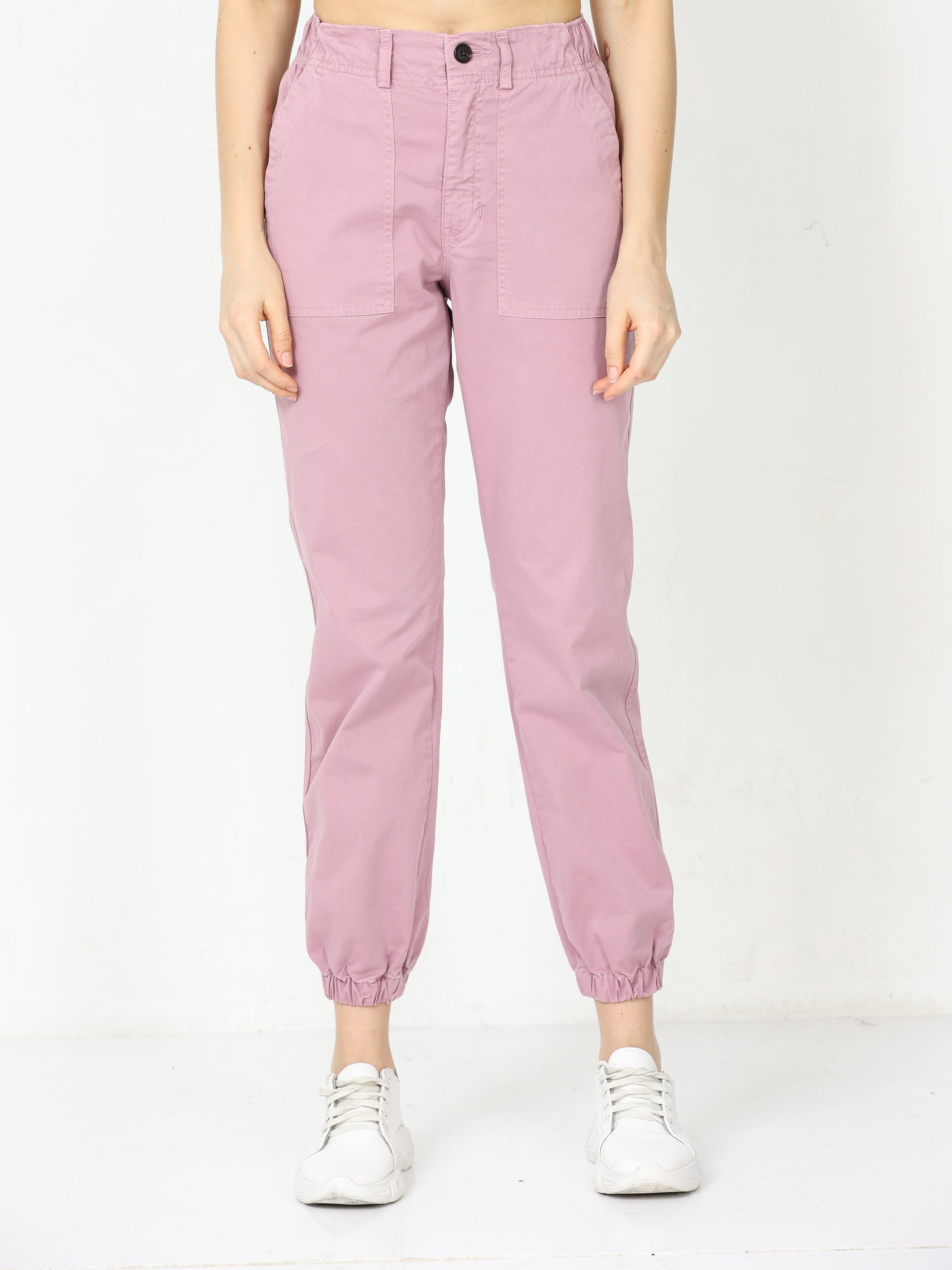 Vintage Pink Jogger Pant For Women