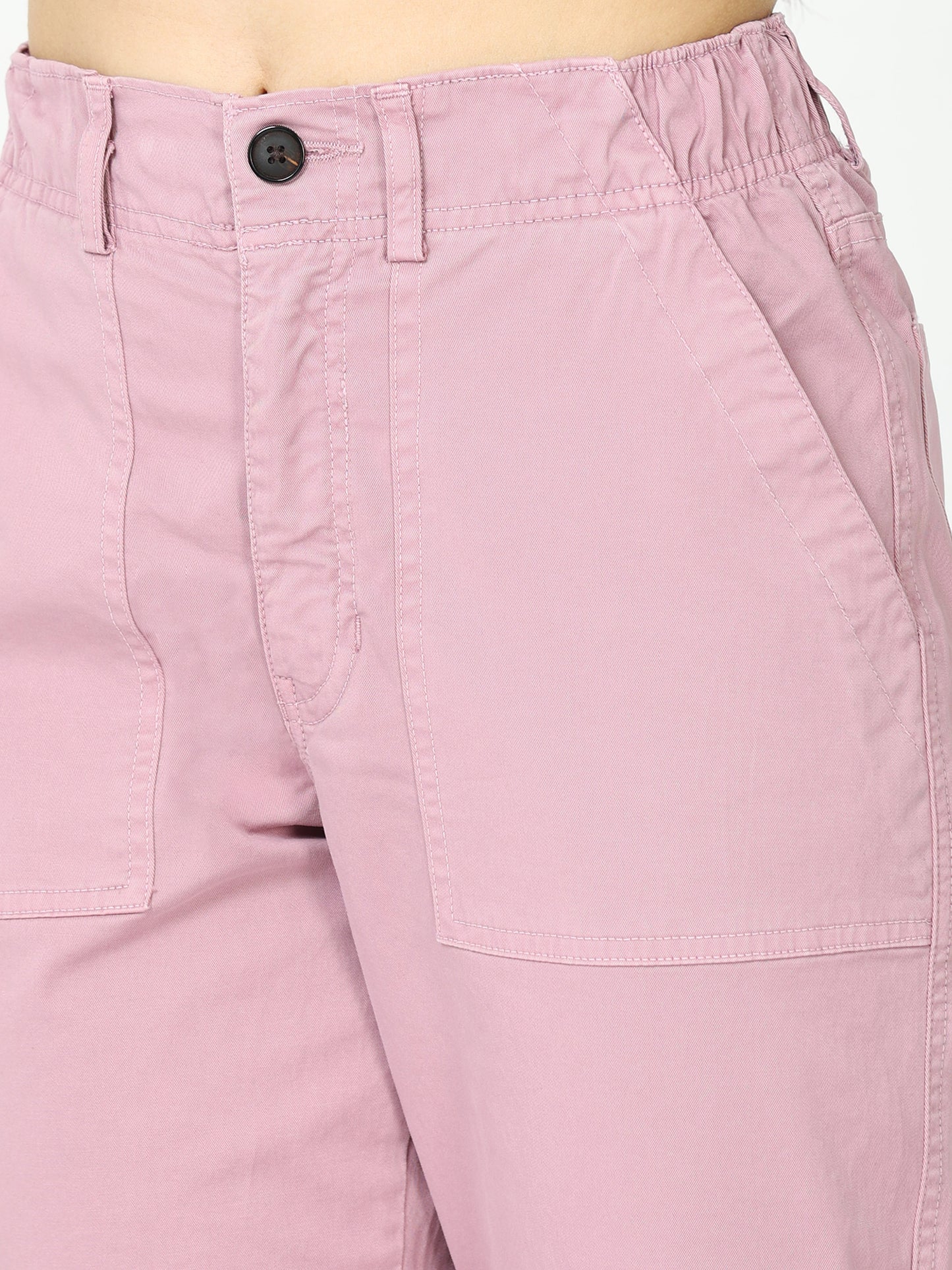 Vintage Pink Jogger Pant For Women