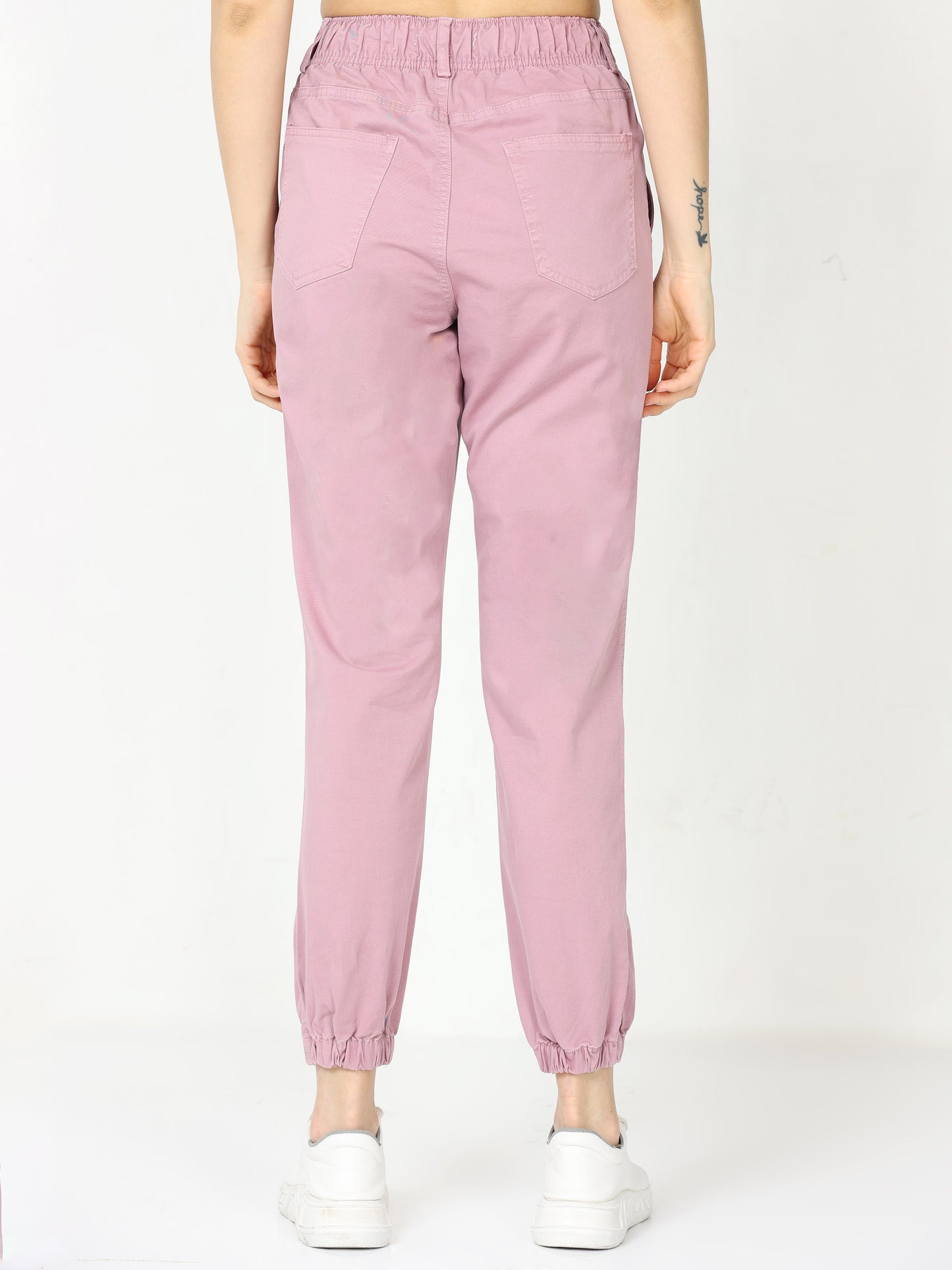 Vintage Pink Jogger Pant For Women