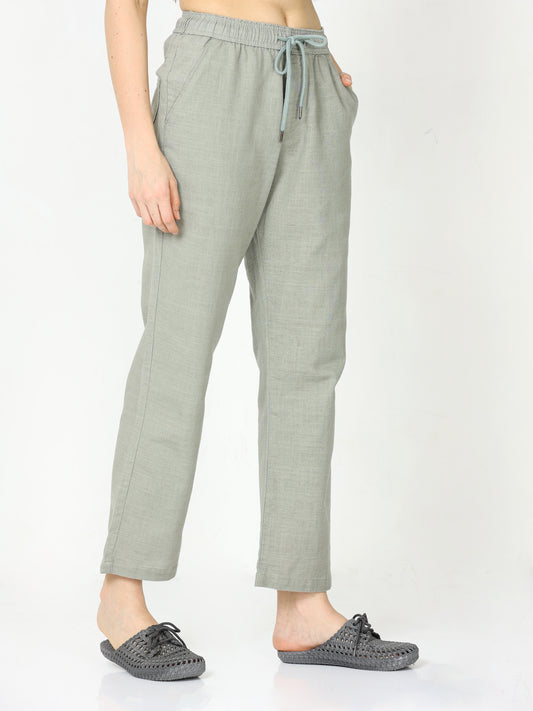 Stone Lazy Linen Pants For Women