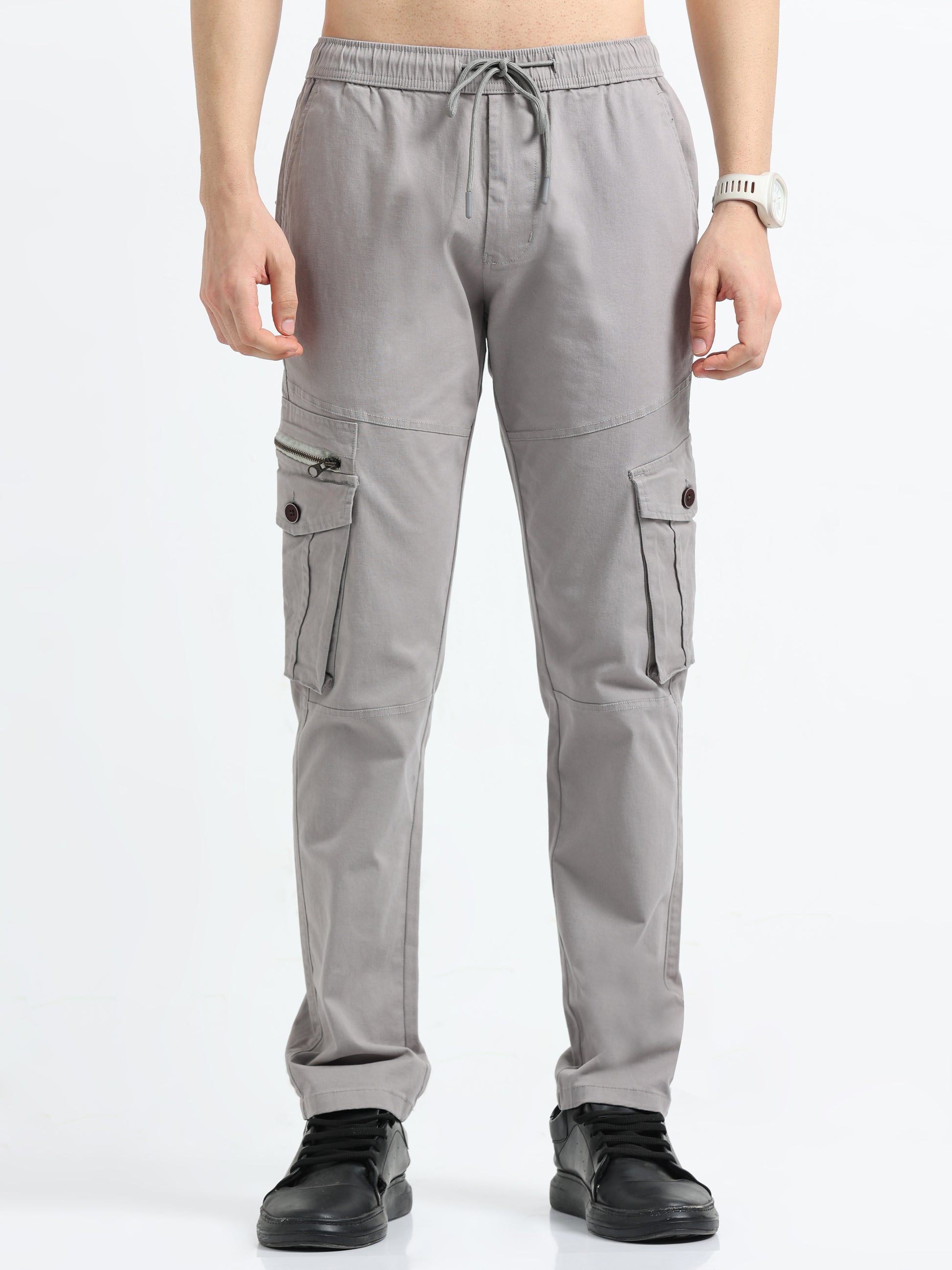 Biscuit Mens Zipper Cargo Pants