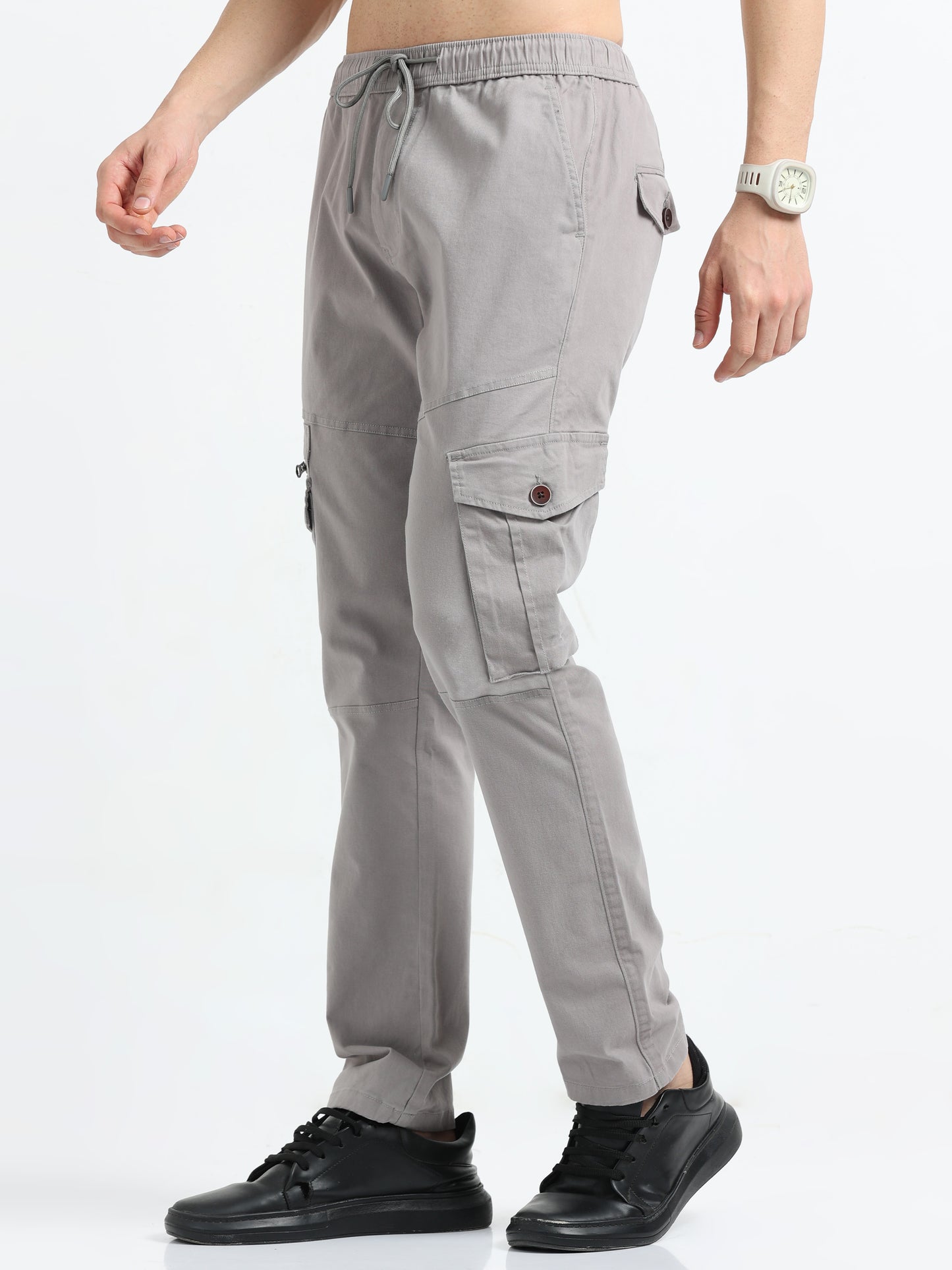 Biscuit Mens Zipper Cargo Pants