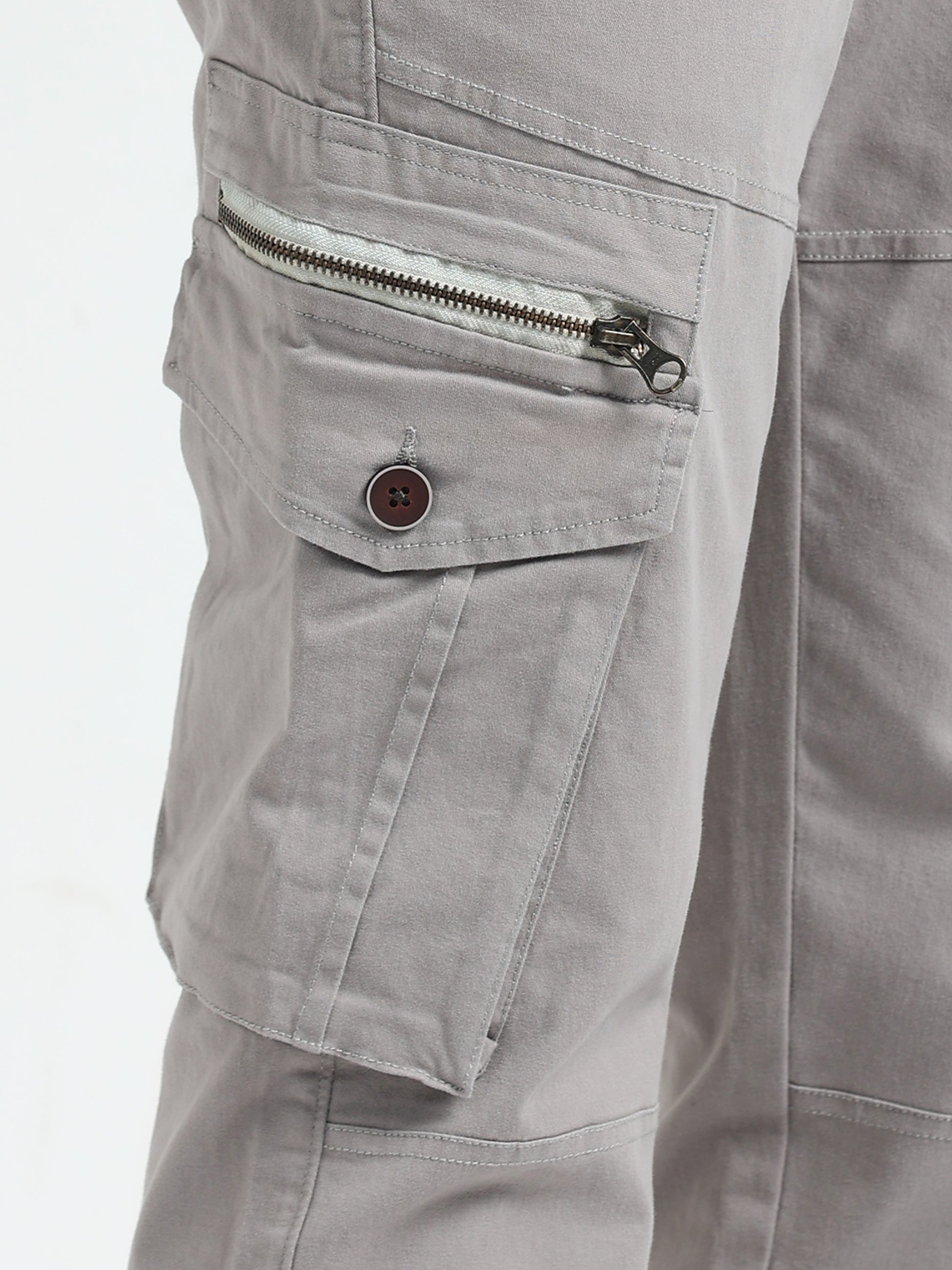 Biscuit Mens Zipper Cargo Pants