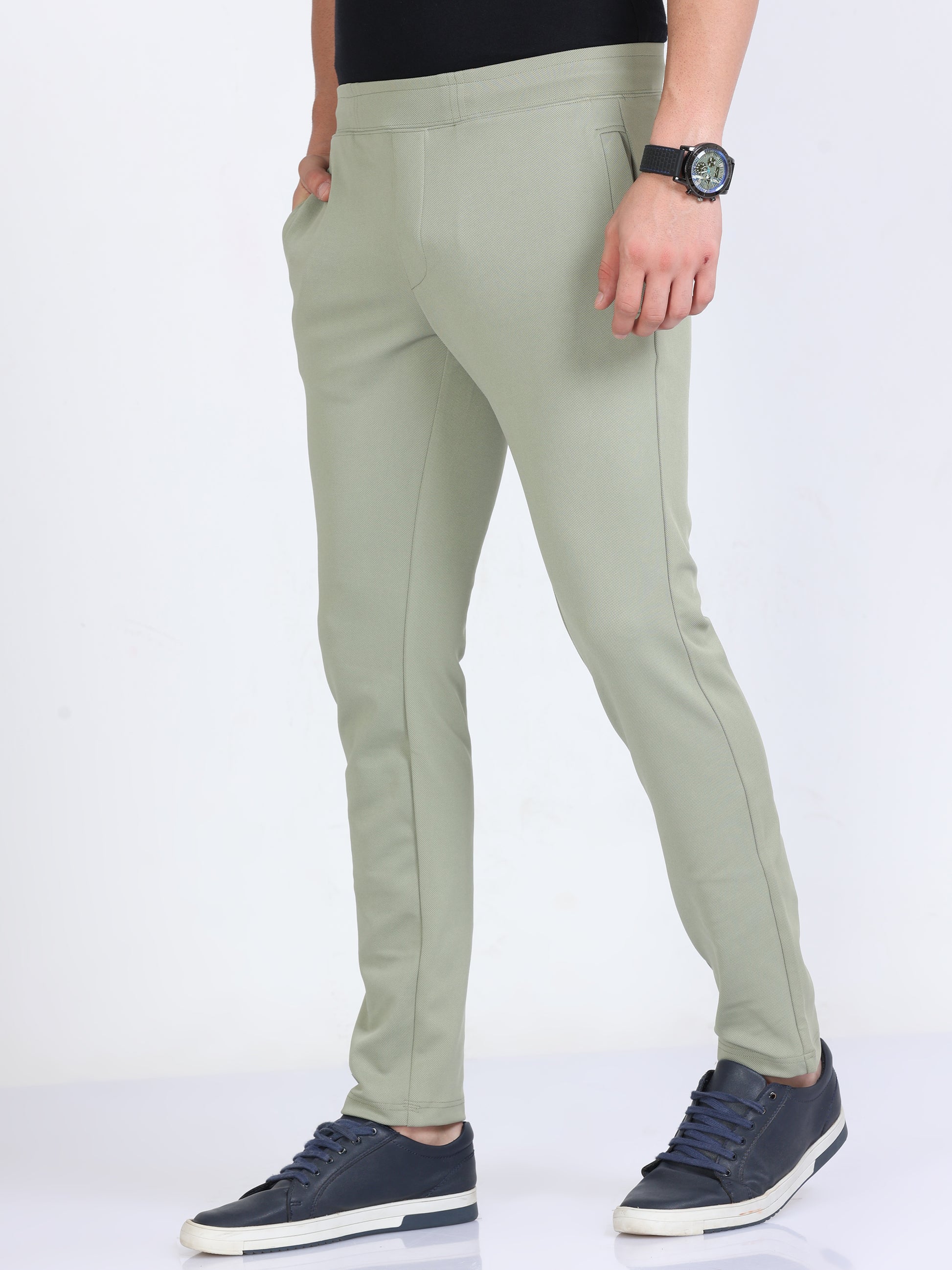 Fern Stretchy Peanut Joggers For Mens