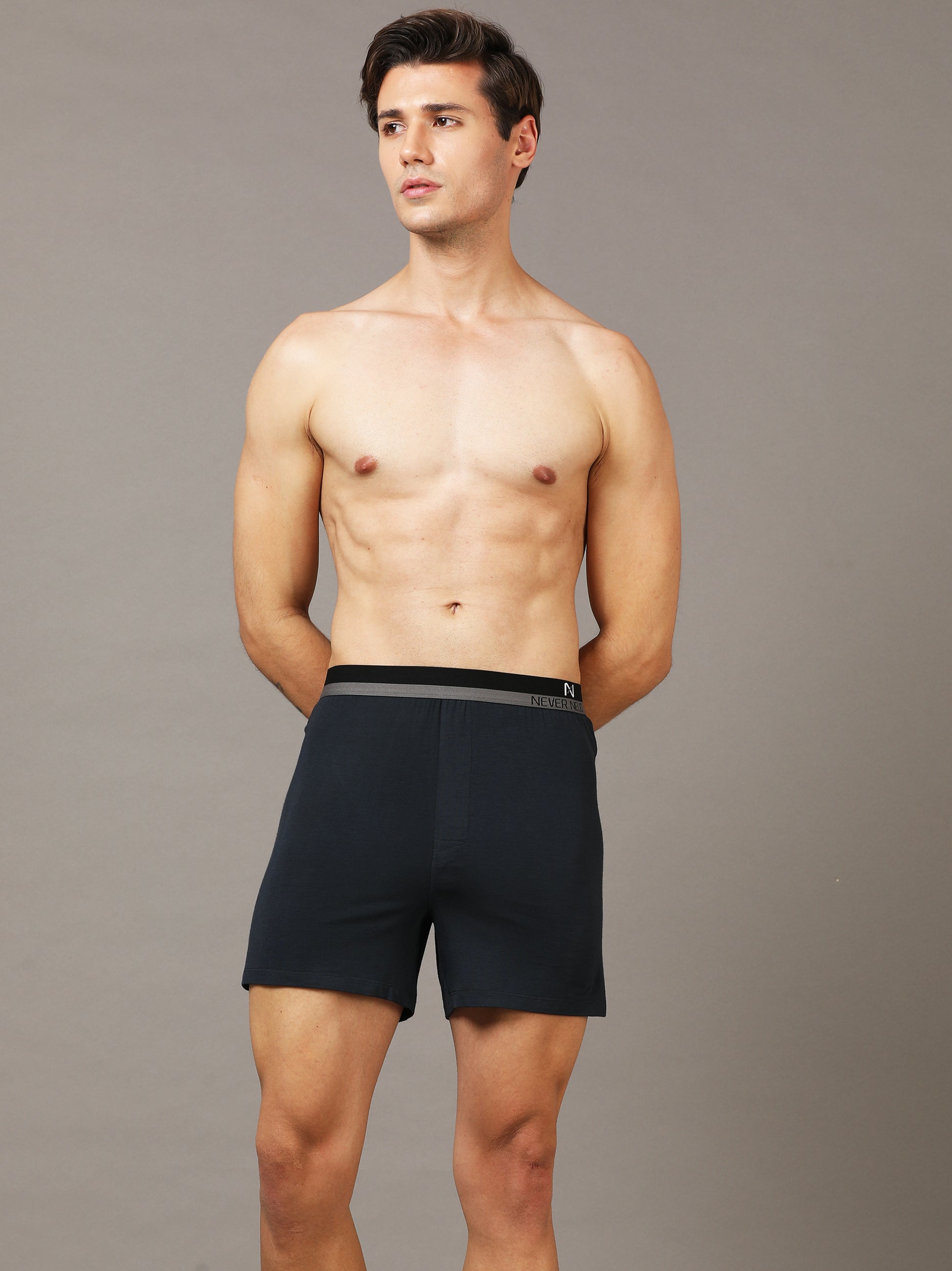 Spruce Mens Black Boxers