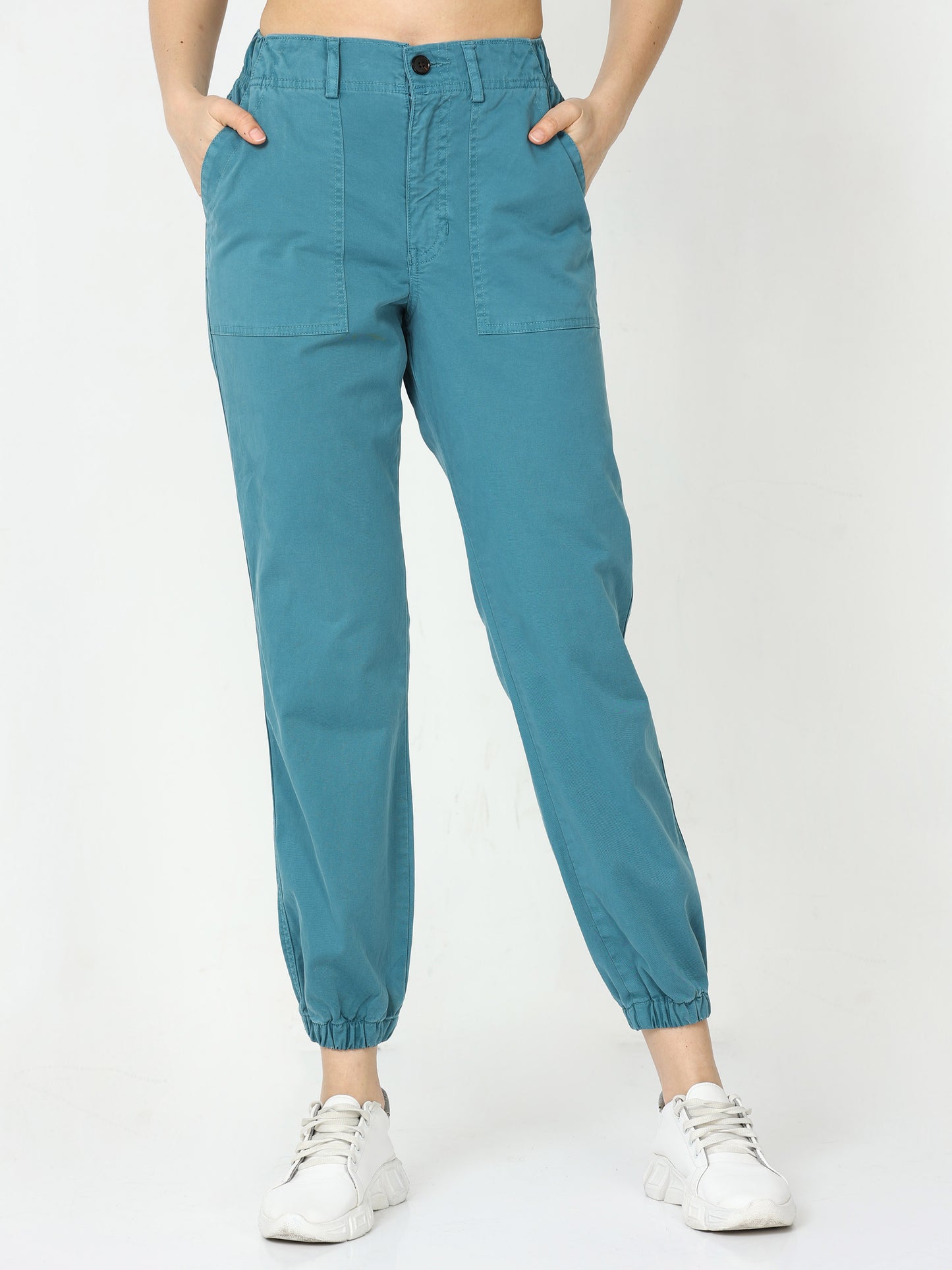 Vintage Mint Jogger Pants For Women