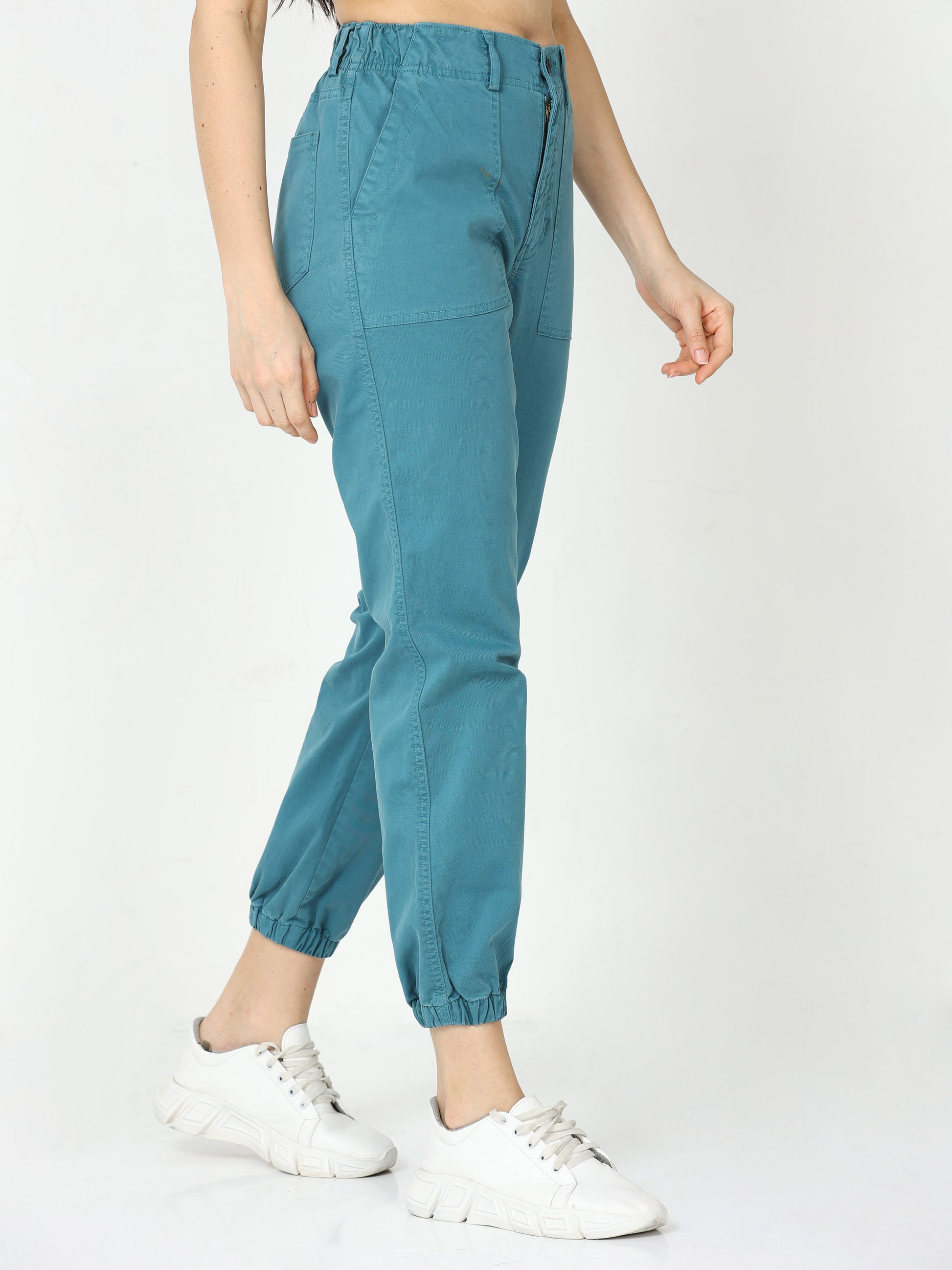 Vintage Mint Jogger Pants For Women