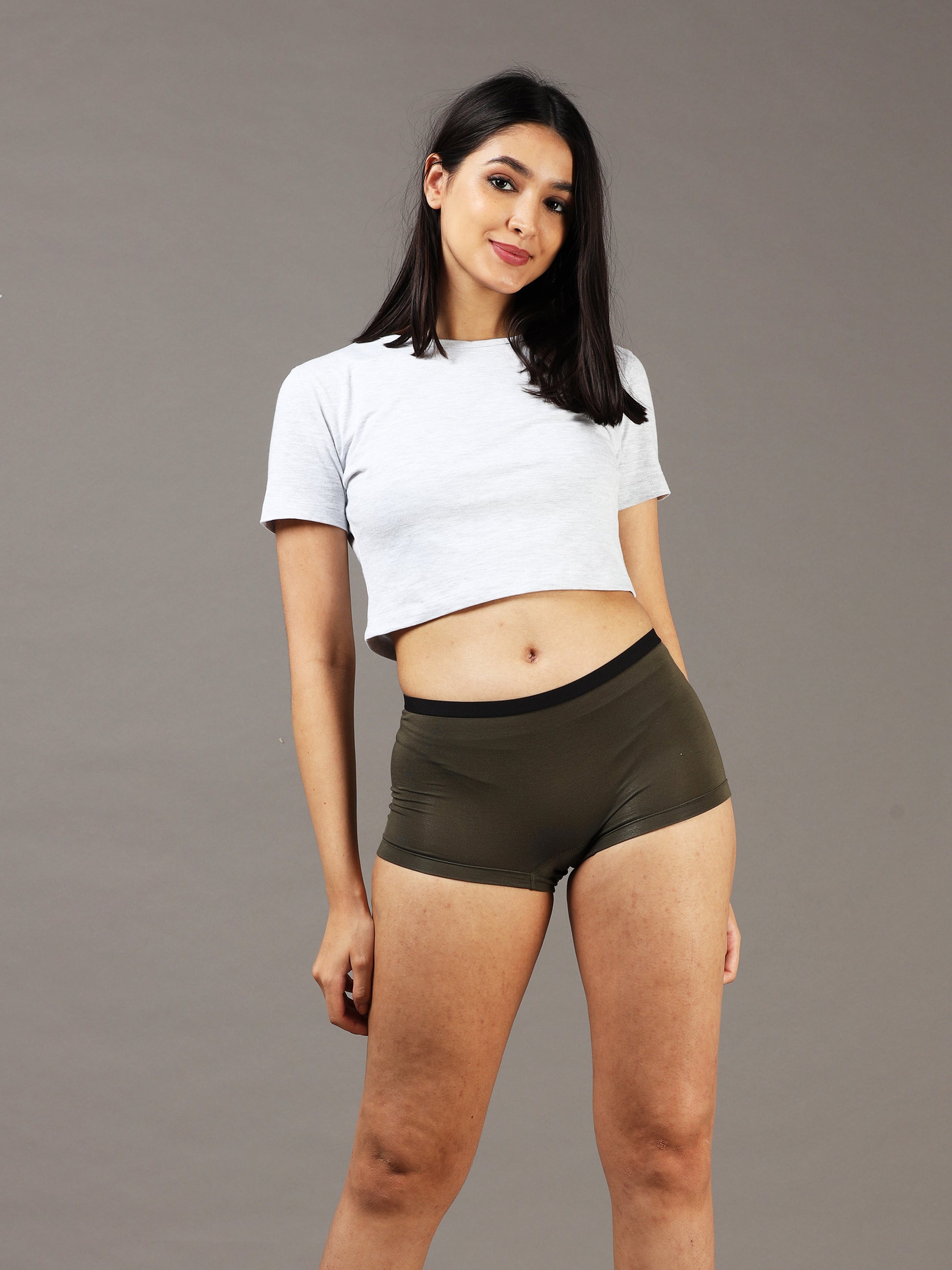 Juniper Cotton Boy Shorts for Women