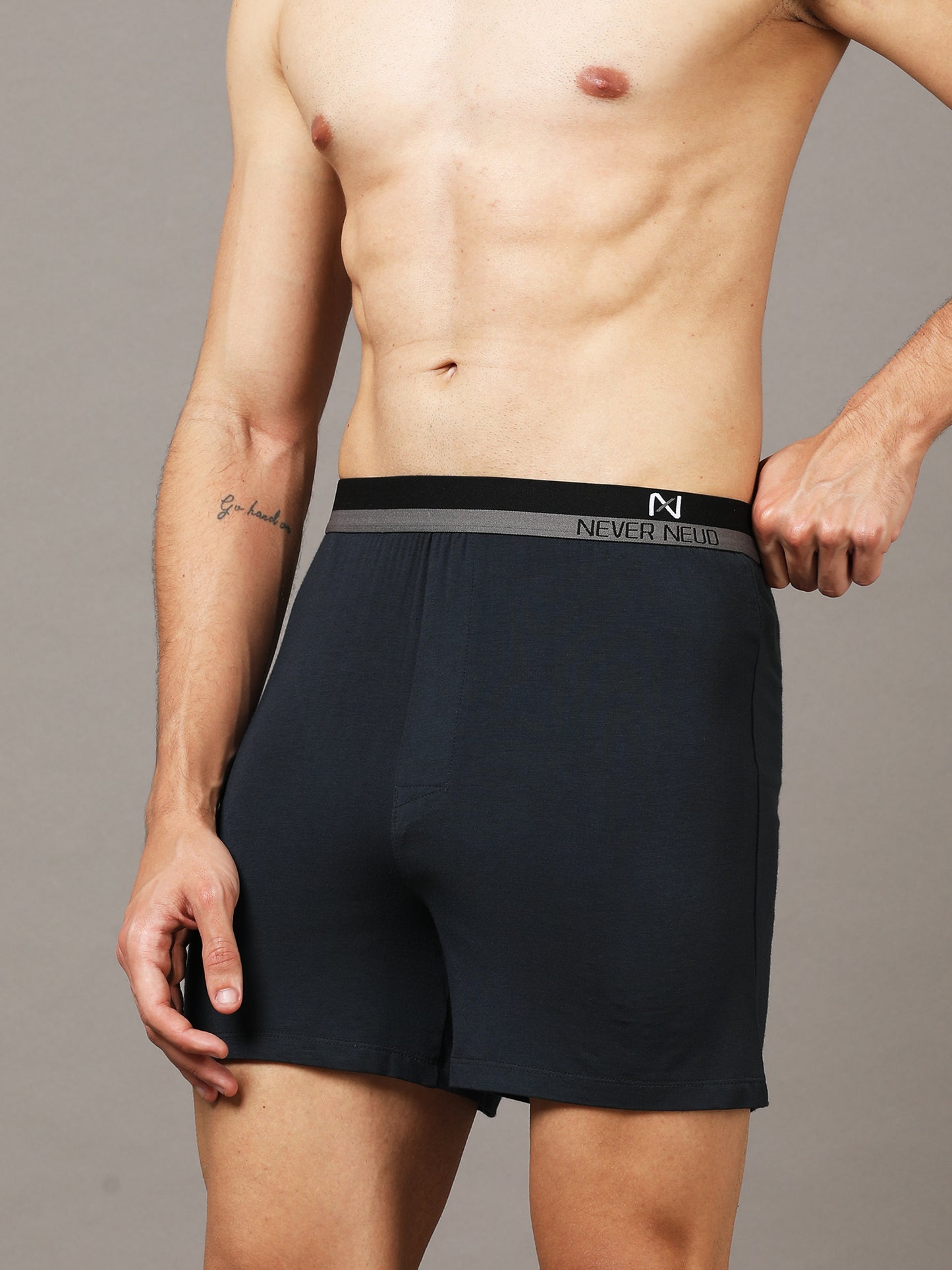 Spruce Mens Black Boxers