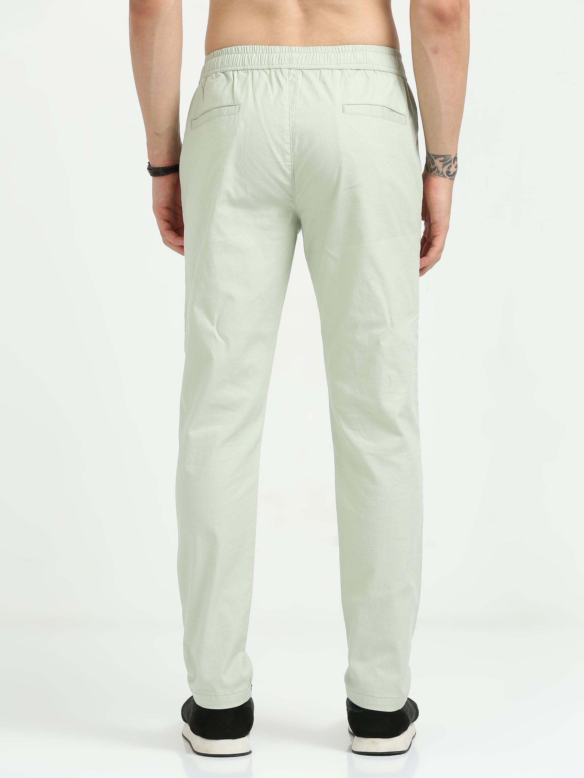 Fern Mens Linen Trousers