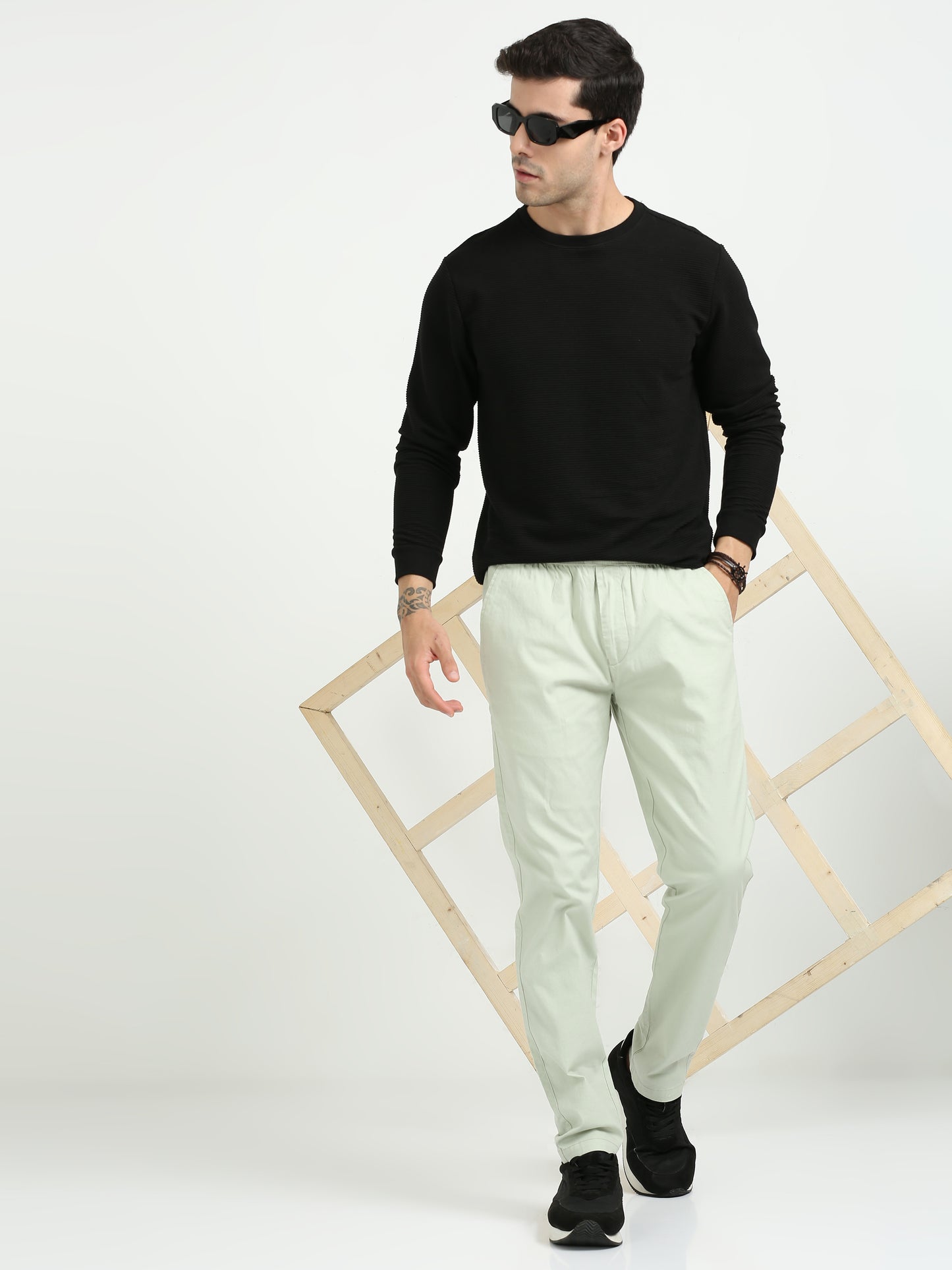 Fern Lazy Linen Trousers For Men