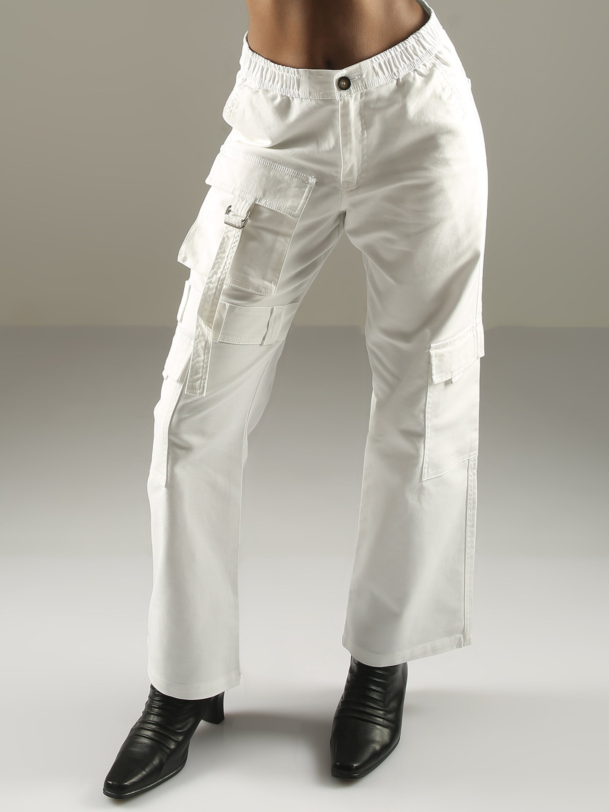 multi pocket baggy trousers flared cargo pants is popular. Shop on