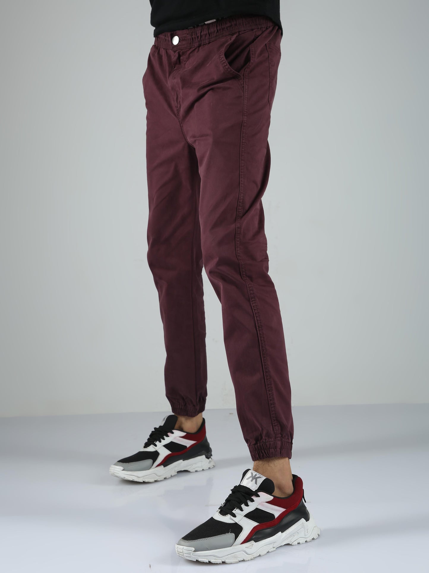 Rustic Cotton Jogger Pants For Mens