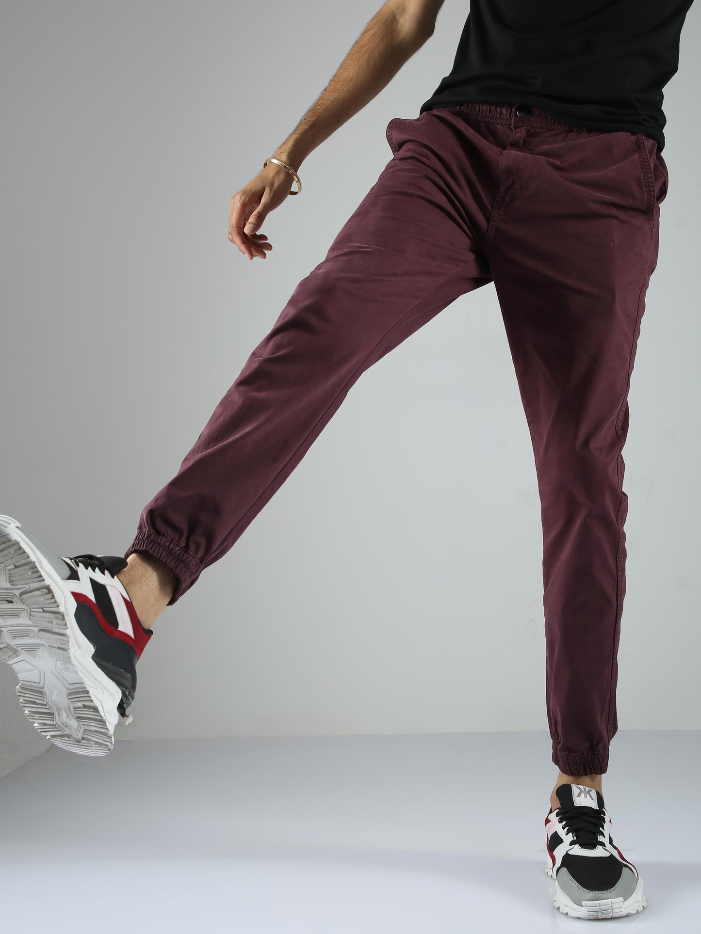 Rustic Cotton Jogger Pants For Mens