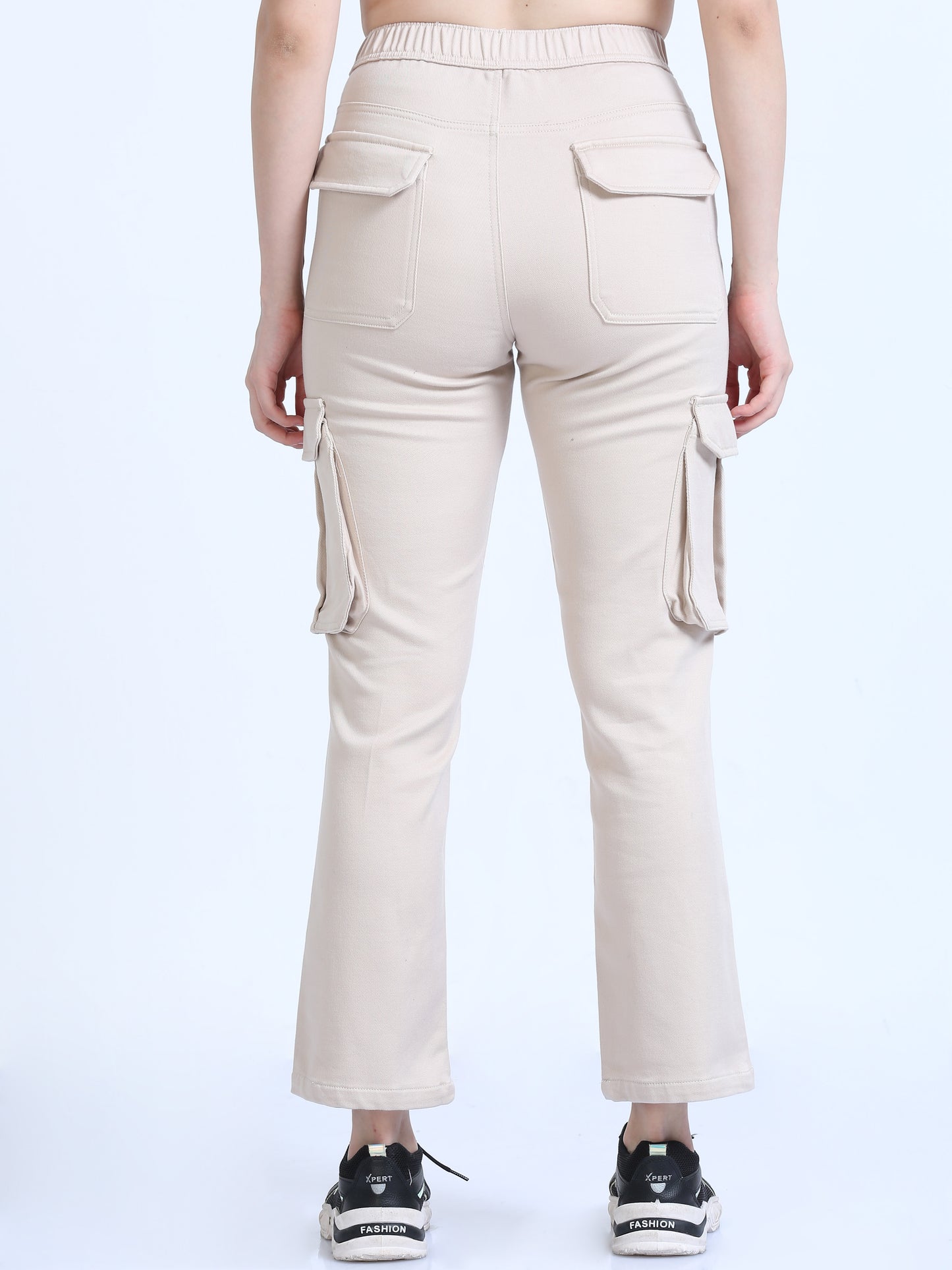 Cream La Belle Cargo Pants For Women