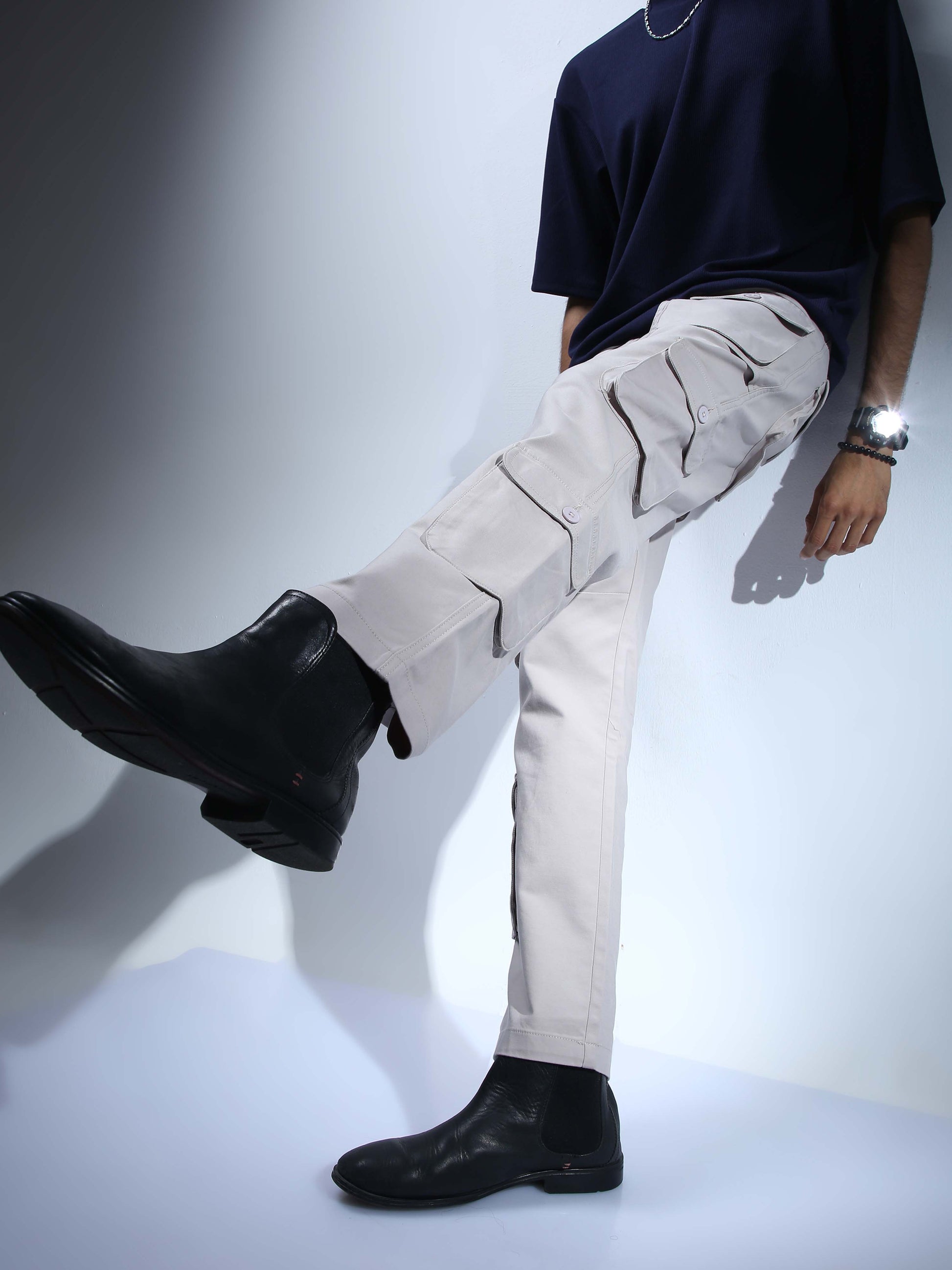 Biscuit Hip Hop Cargo Pants For Men