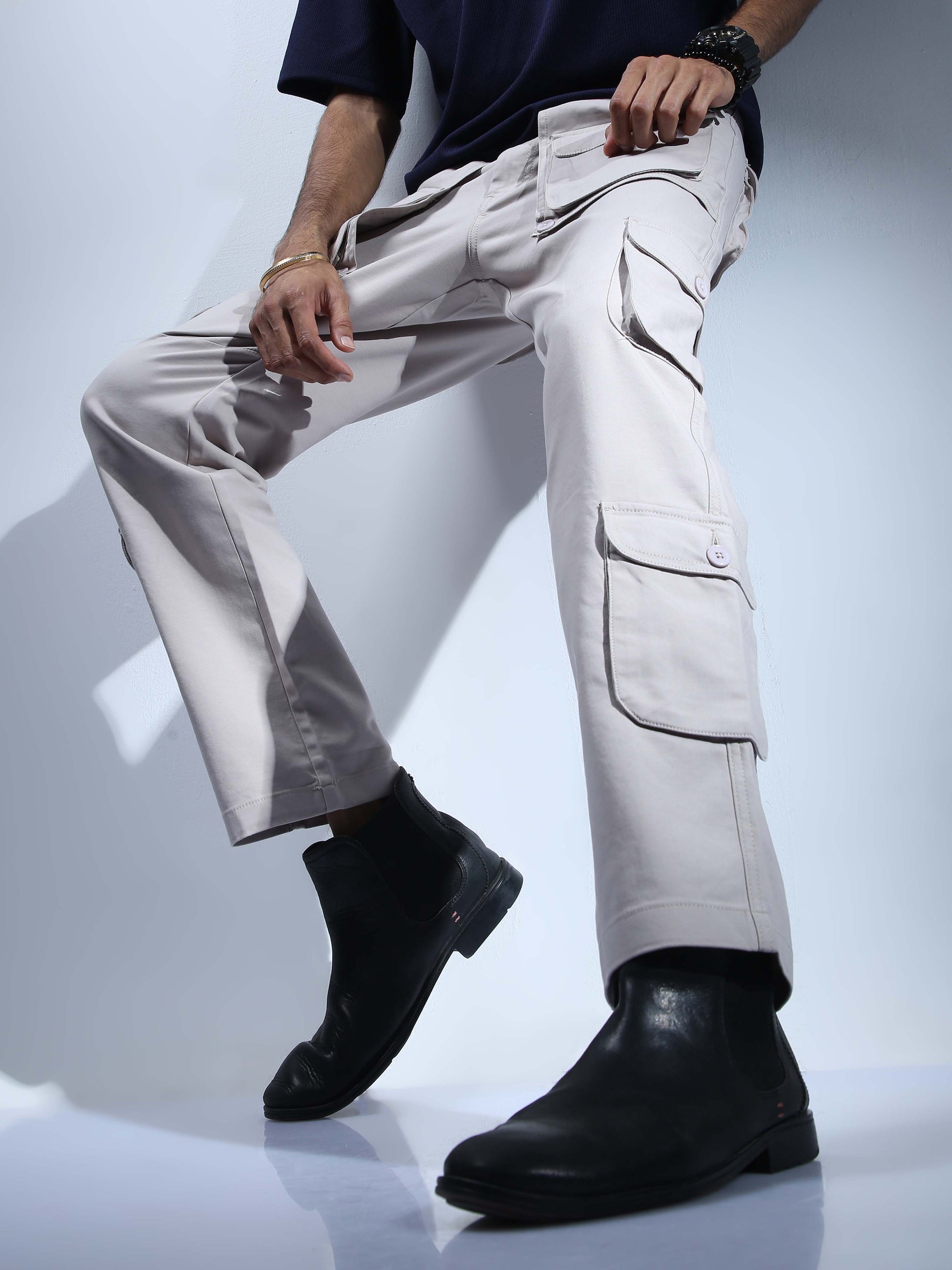 Biscuit Hip Hop Cargo Pants For Men