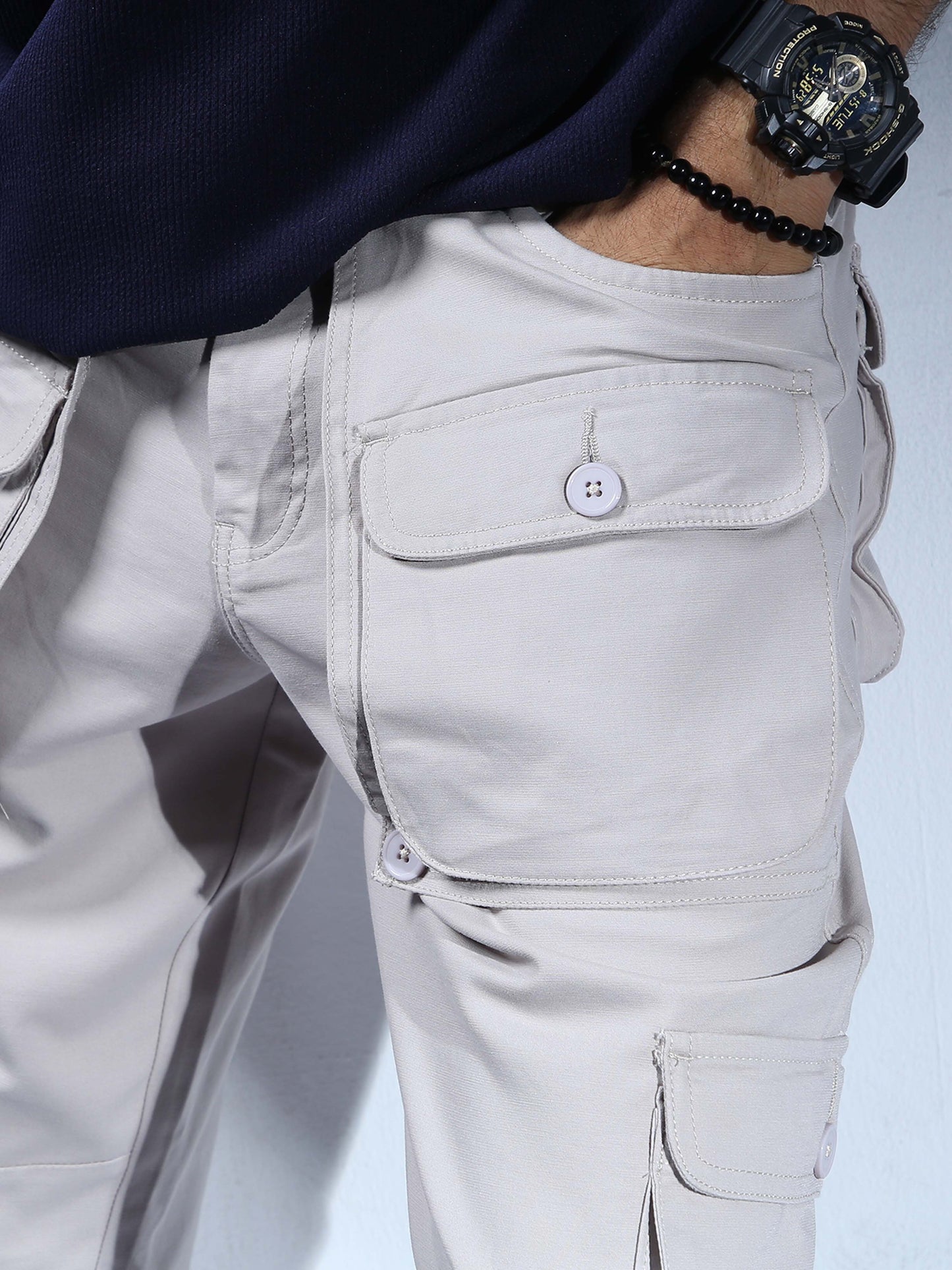 Biscuit Hip Hop Cargo Pants For Men