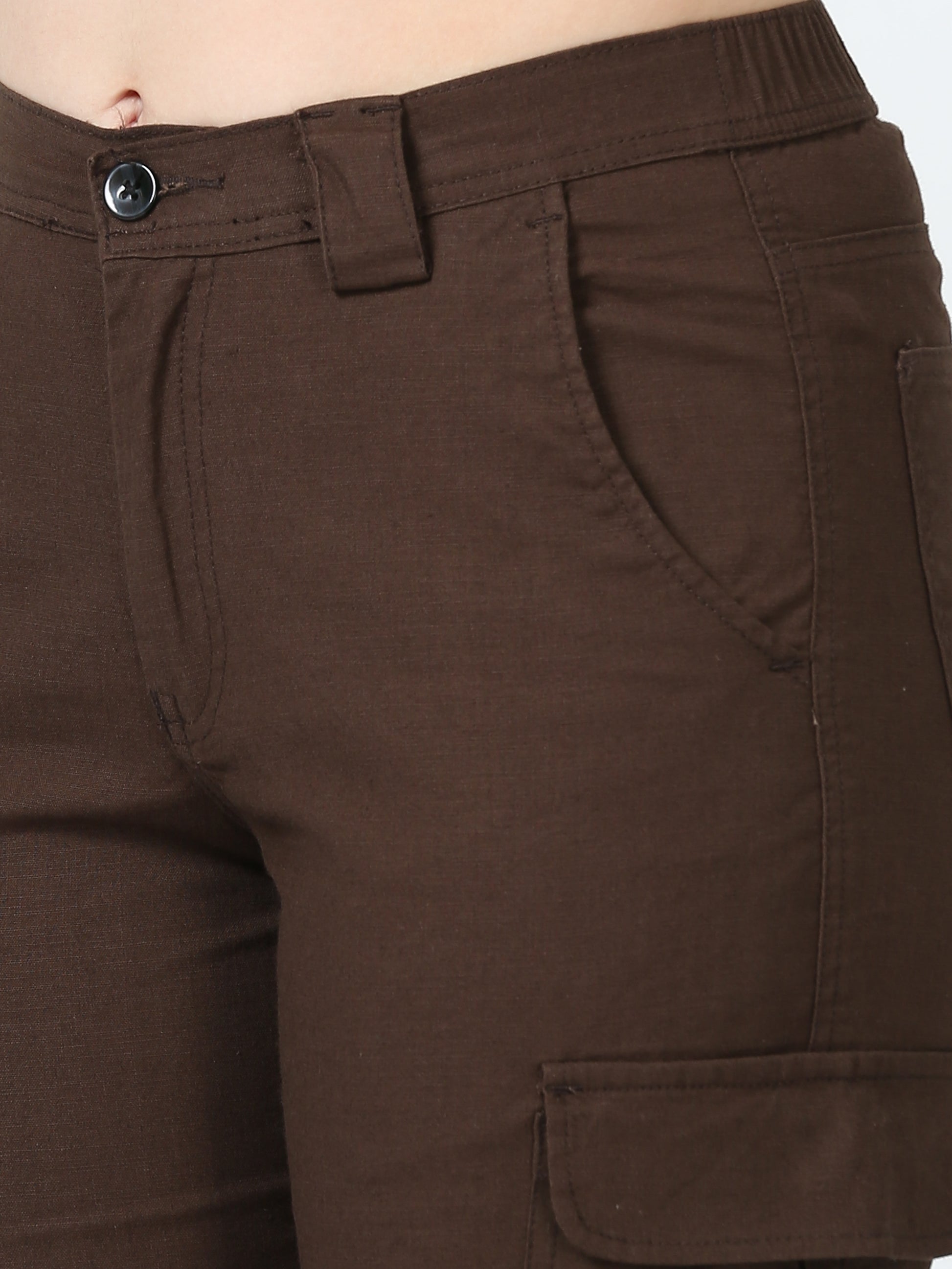 Brown Cargo Pants Womens