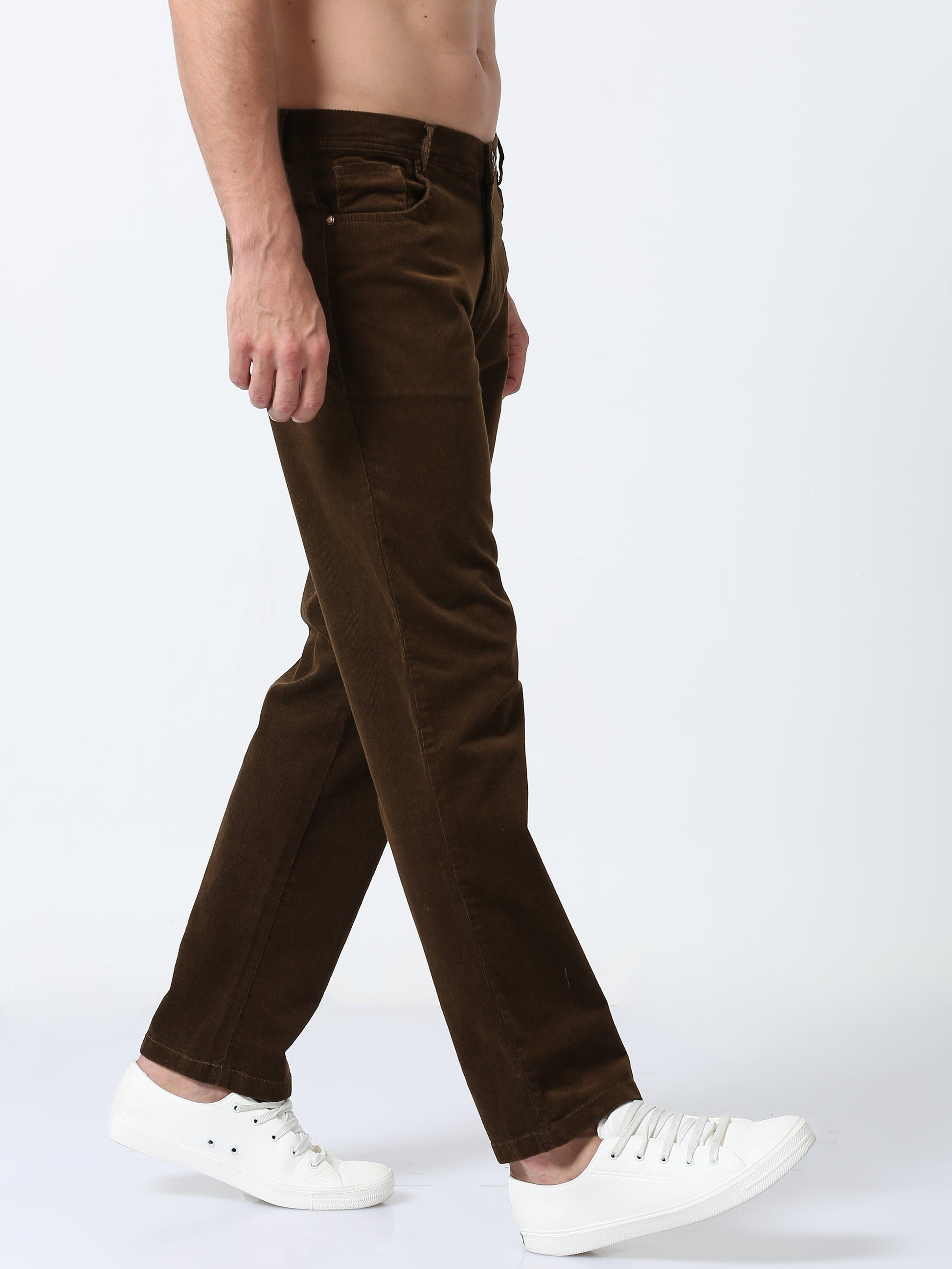 Brown Corduroy Pants For Men