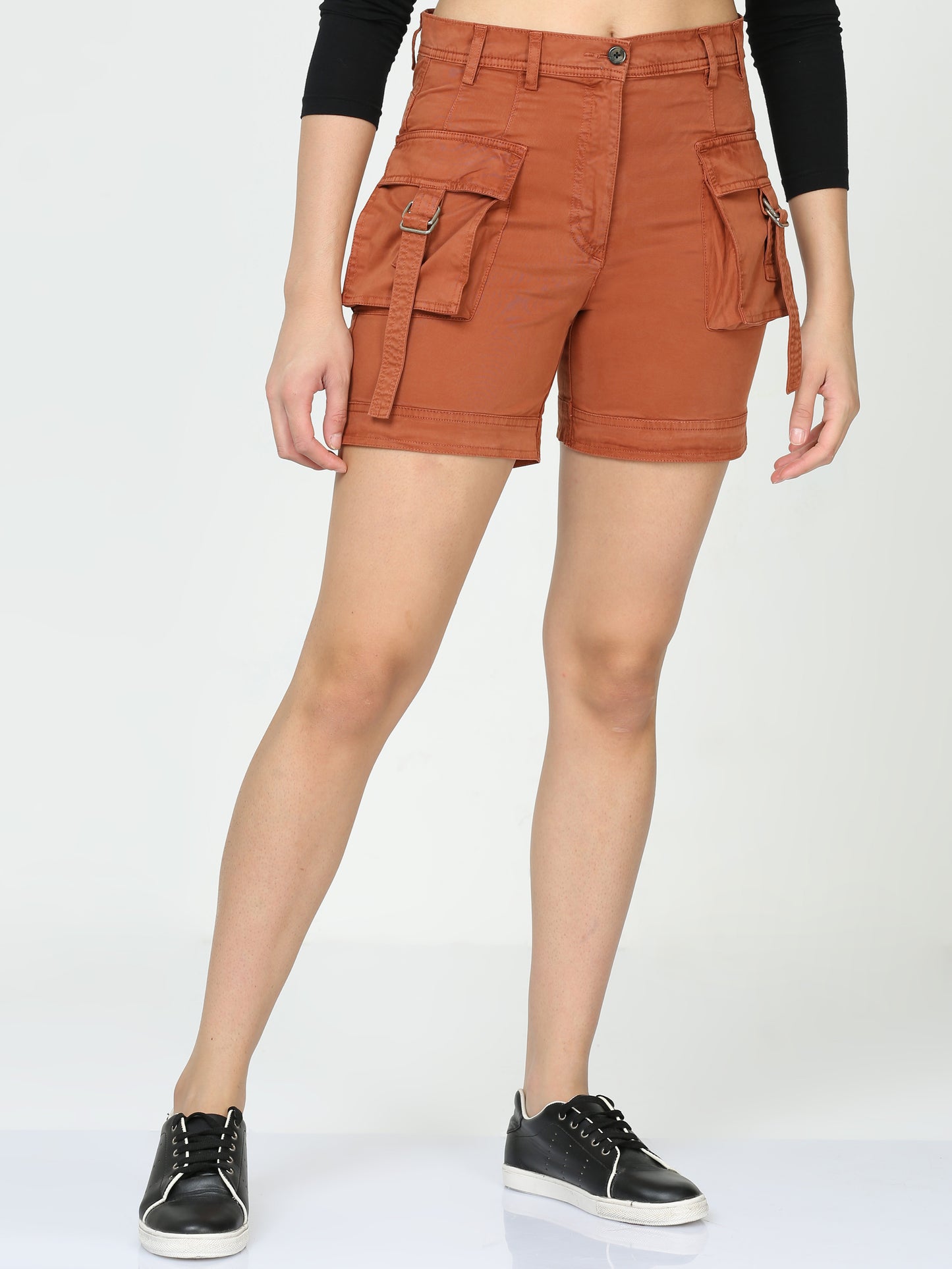 Cargo Rust Shorts for Women