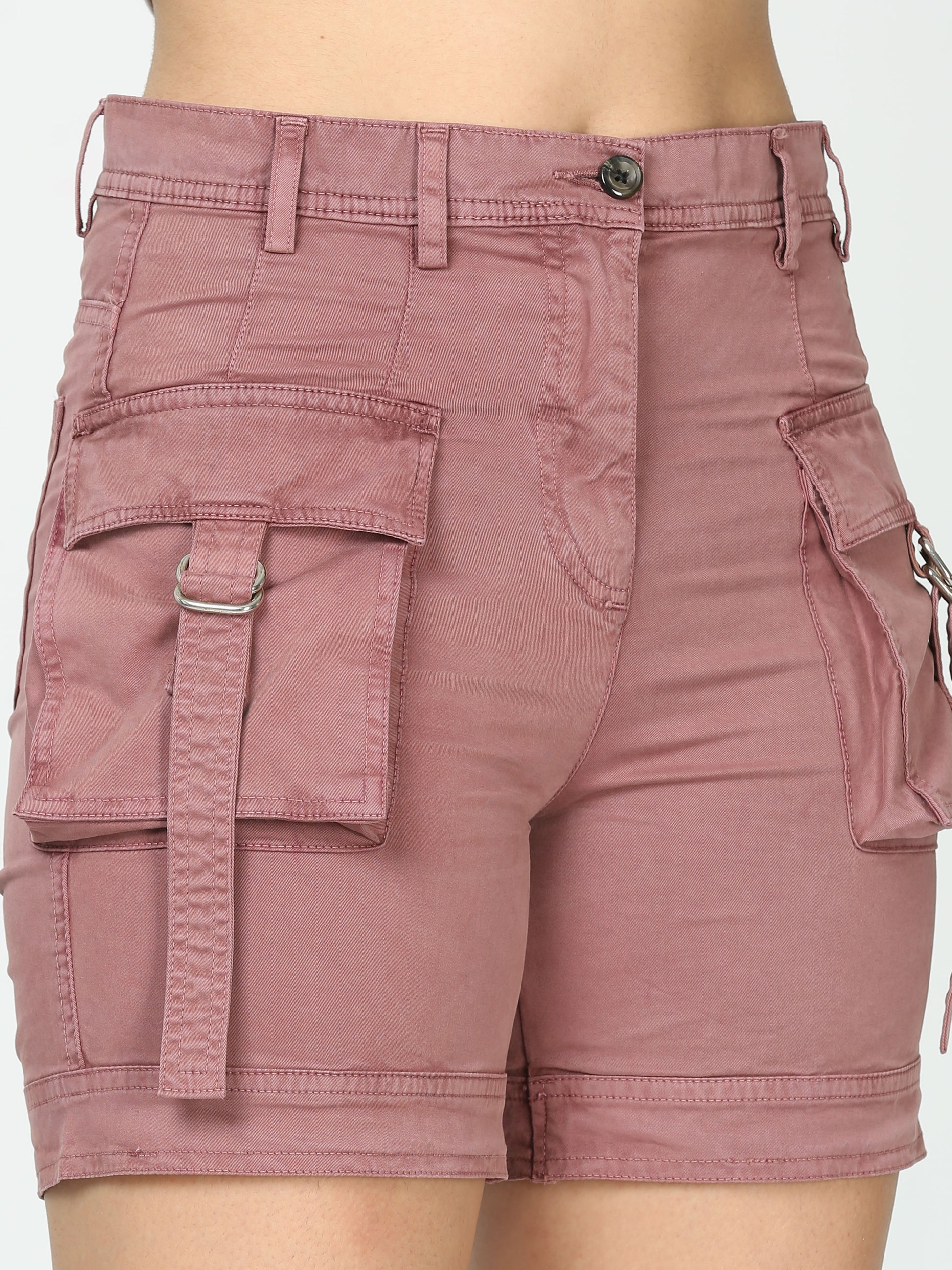 Plum Summer Shorts for Women