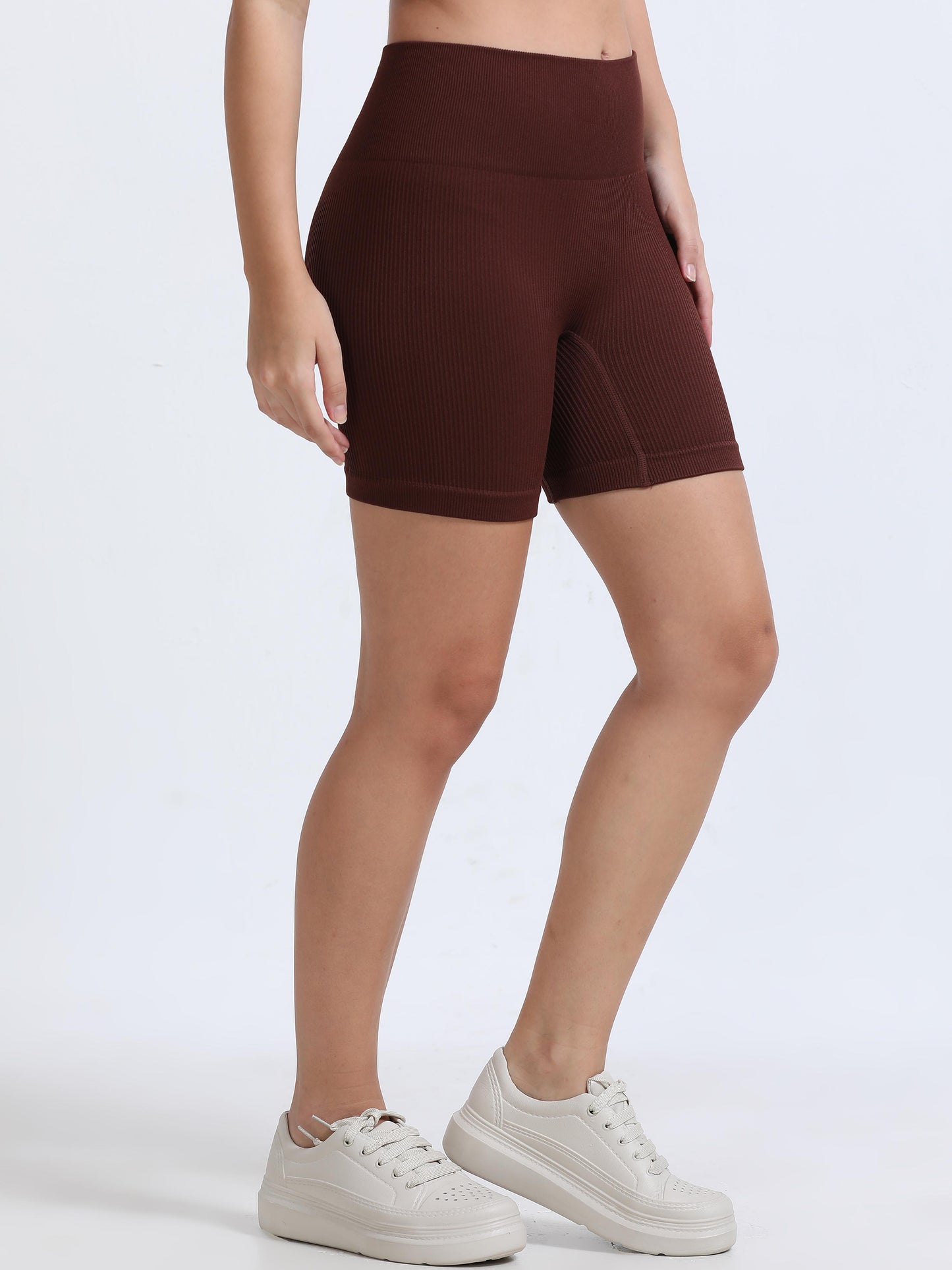 Maroon Gym Shorts Women