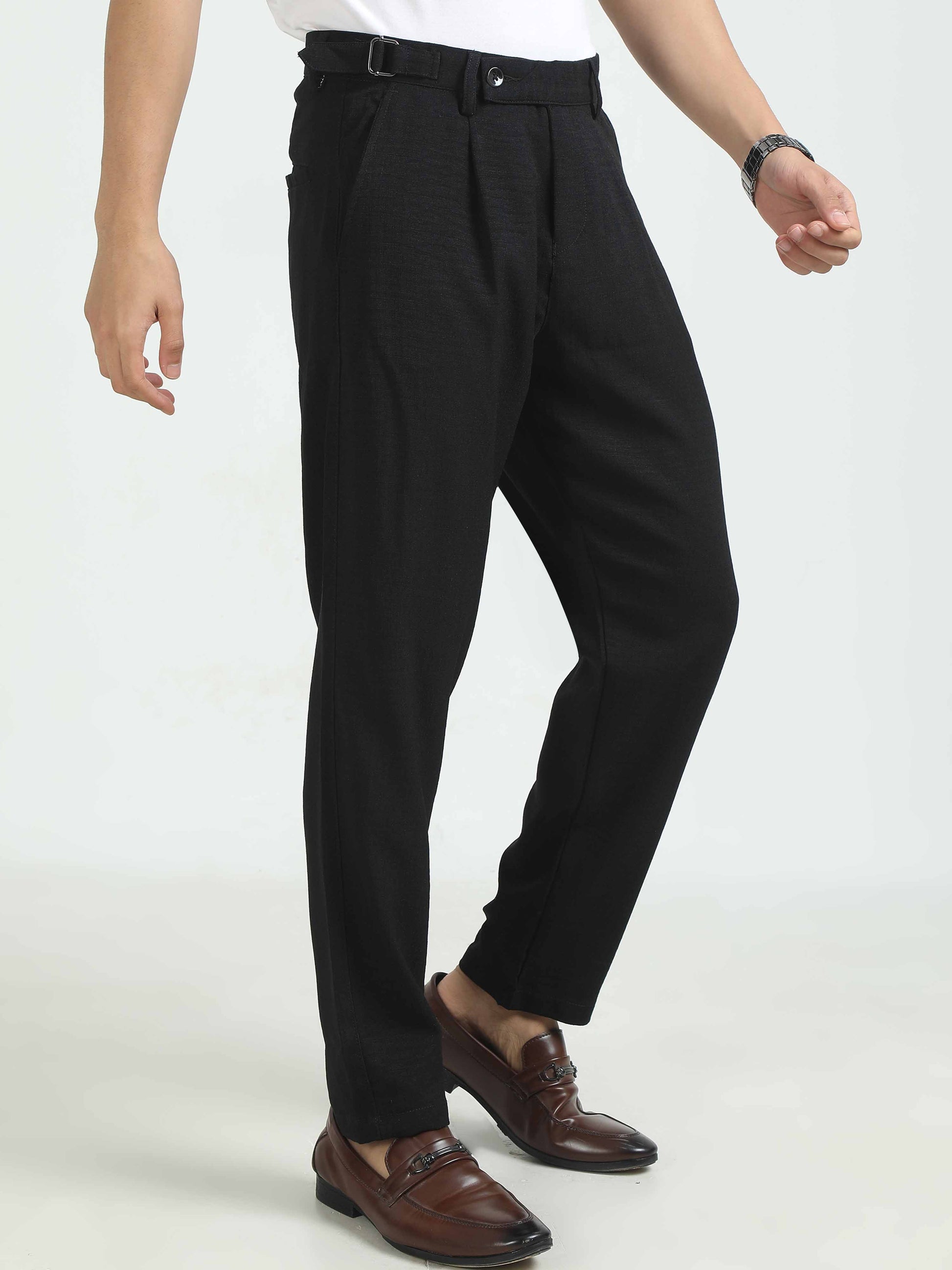 Black Linen Pants for Men