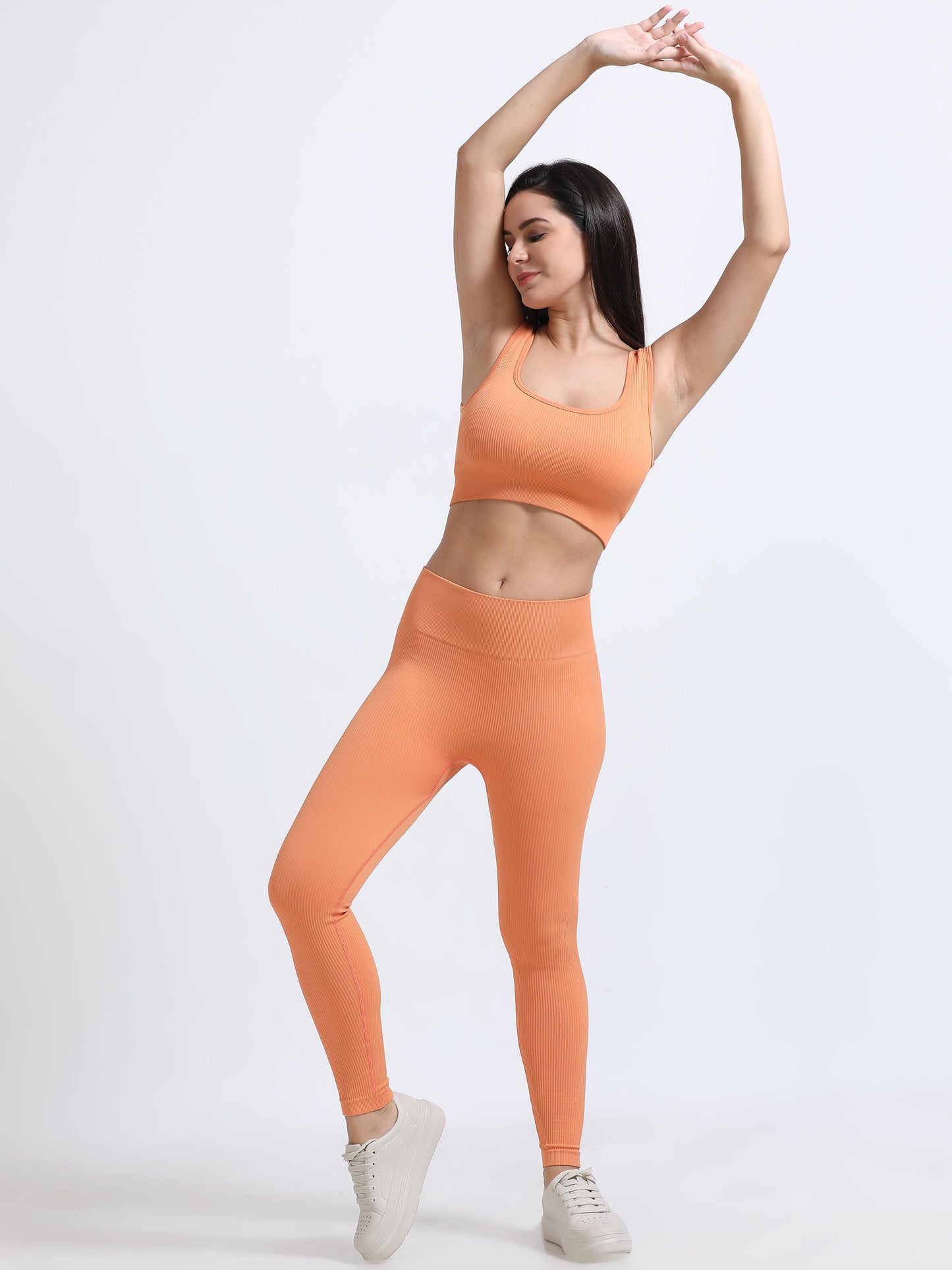 Orange Sports Bra For Women