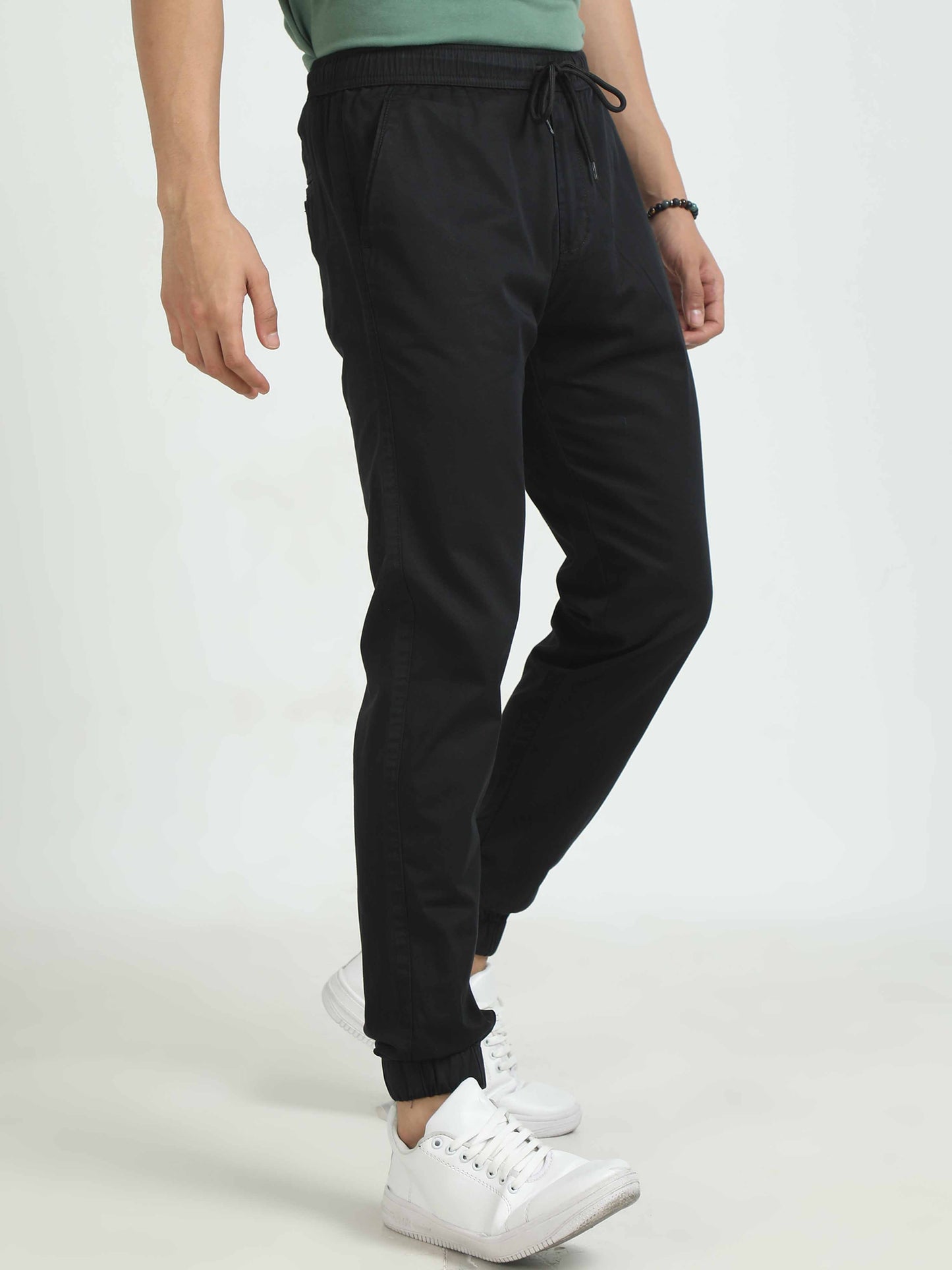 Black Utility Joggers Mens