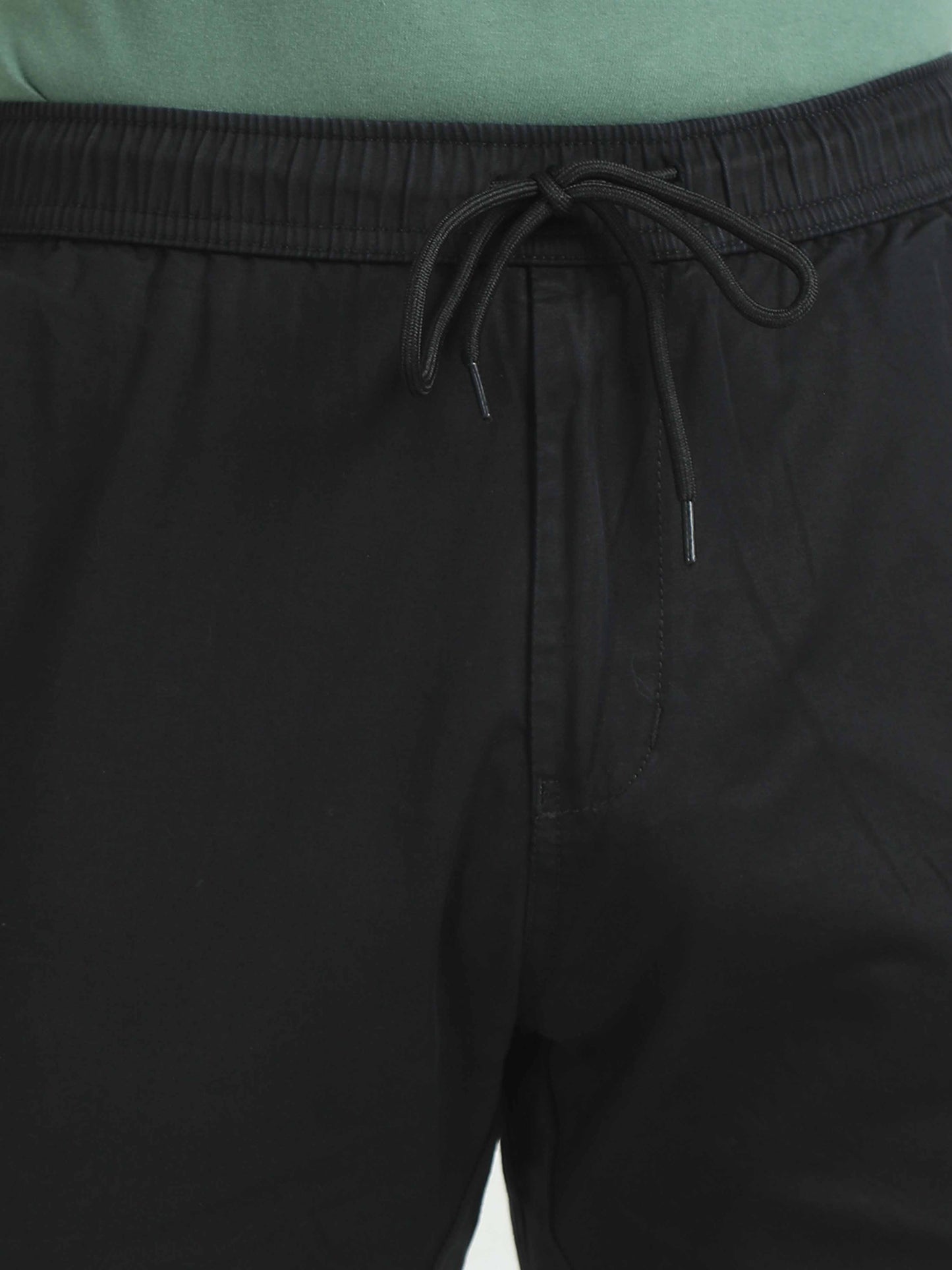 Black Utility Joggers Mens