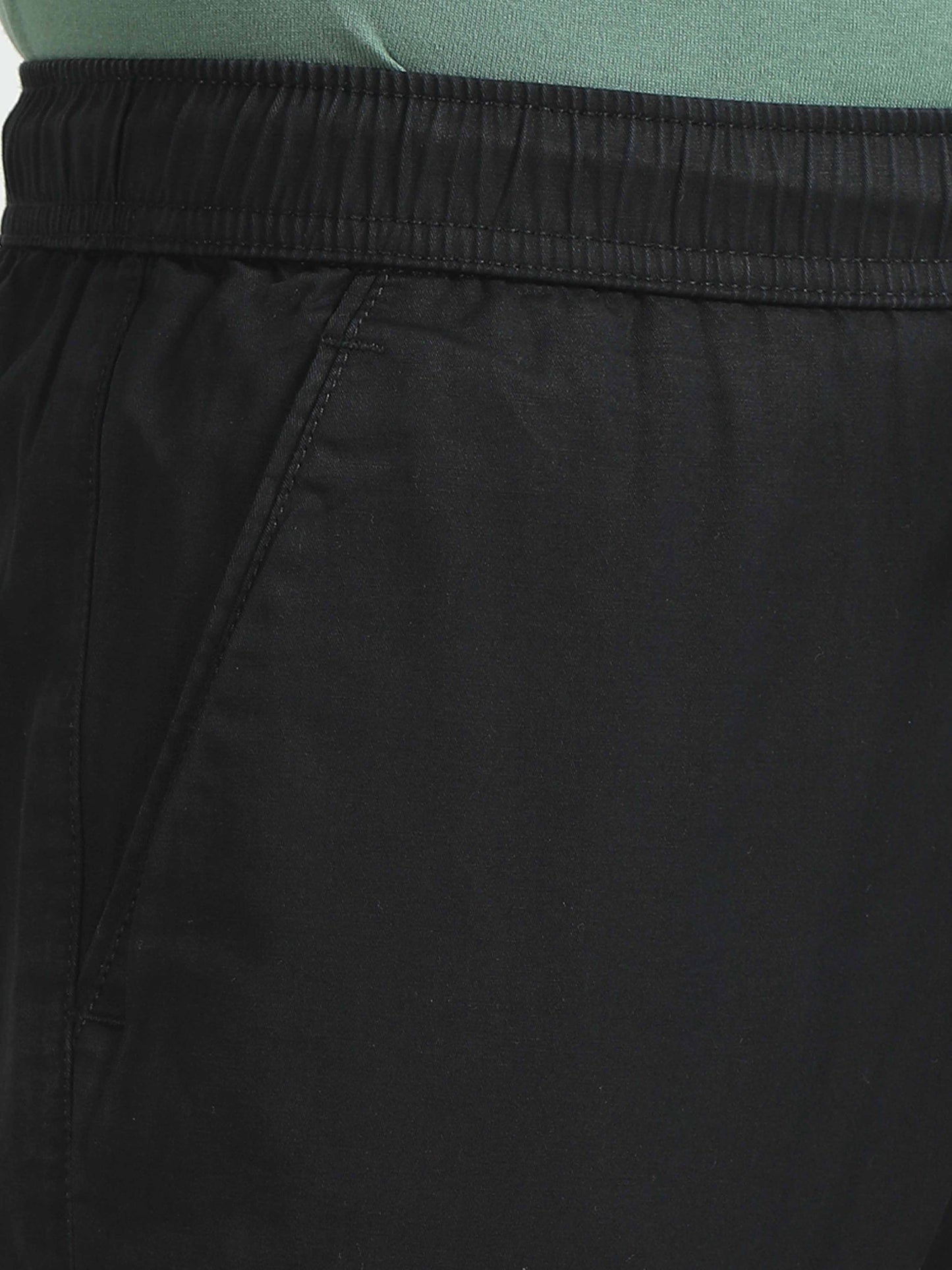 Black Utility Joggers Mens