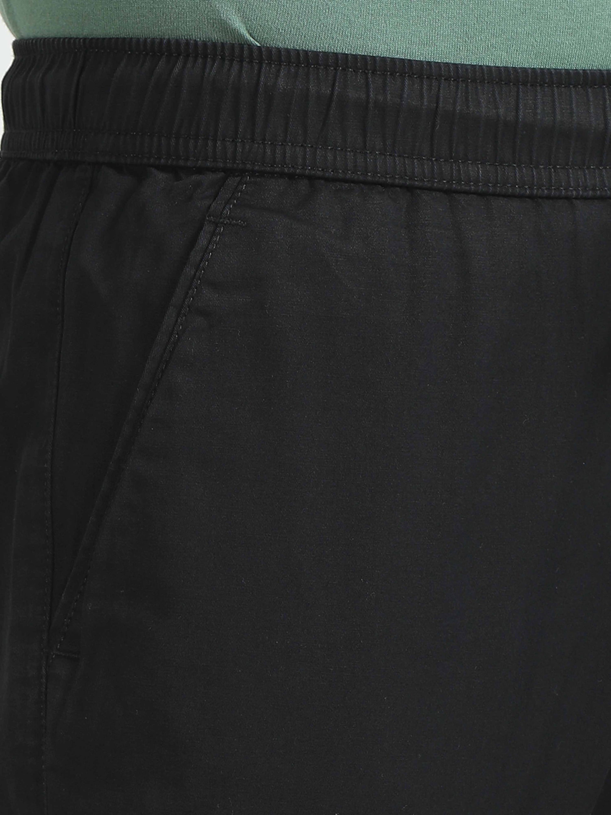 Black Utility Joggers Mens