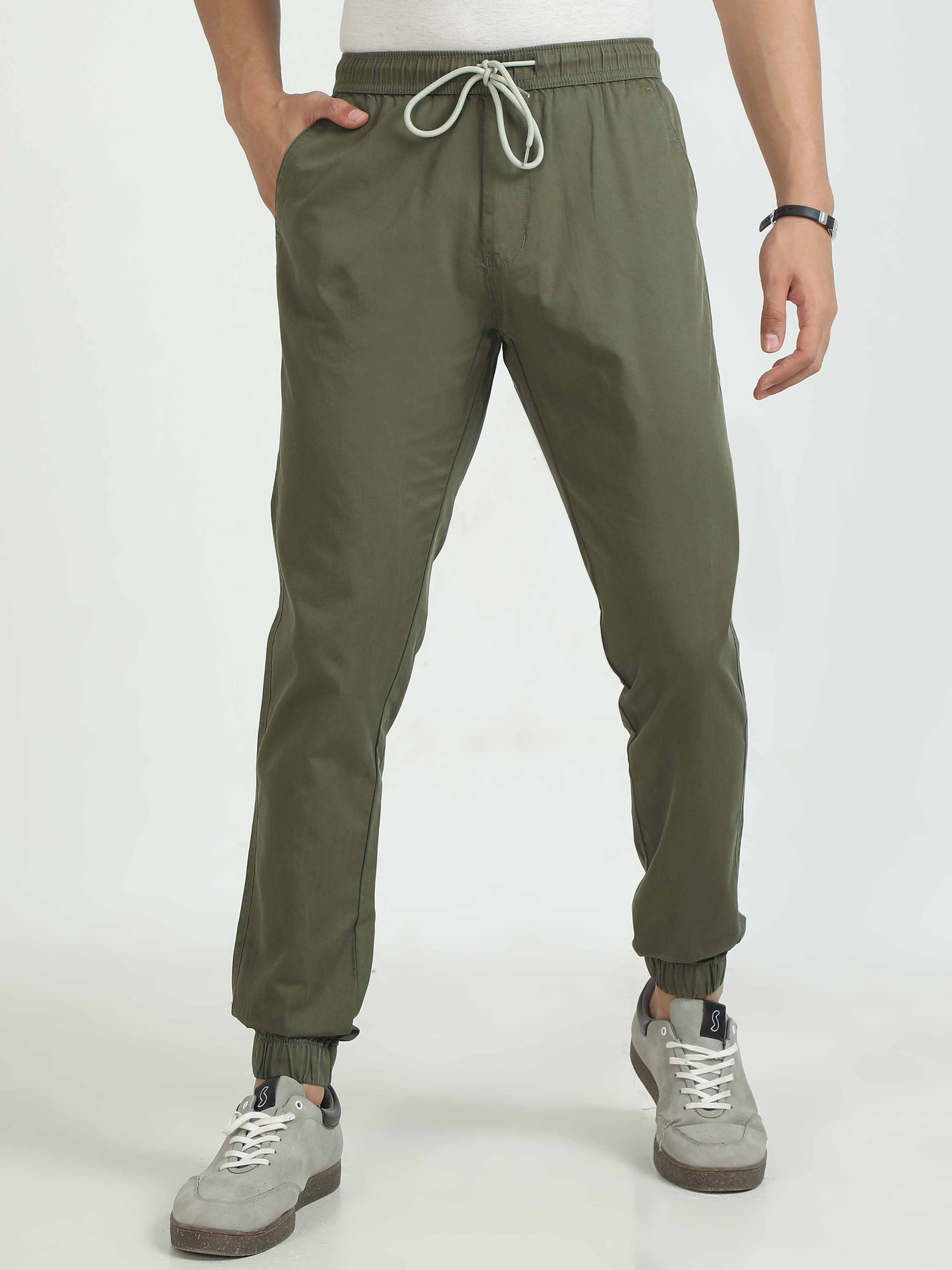 Olive Joggers for Men