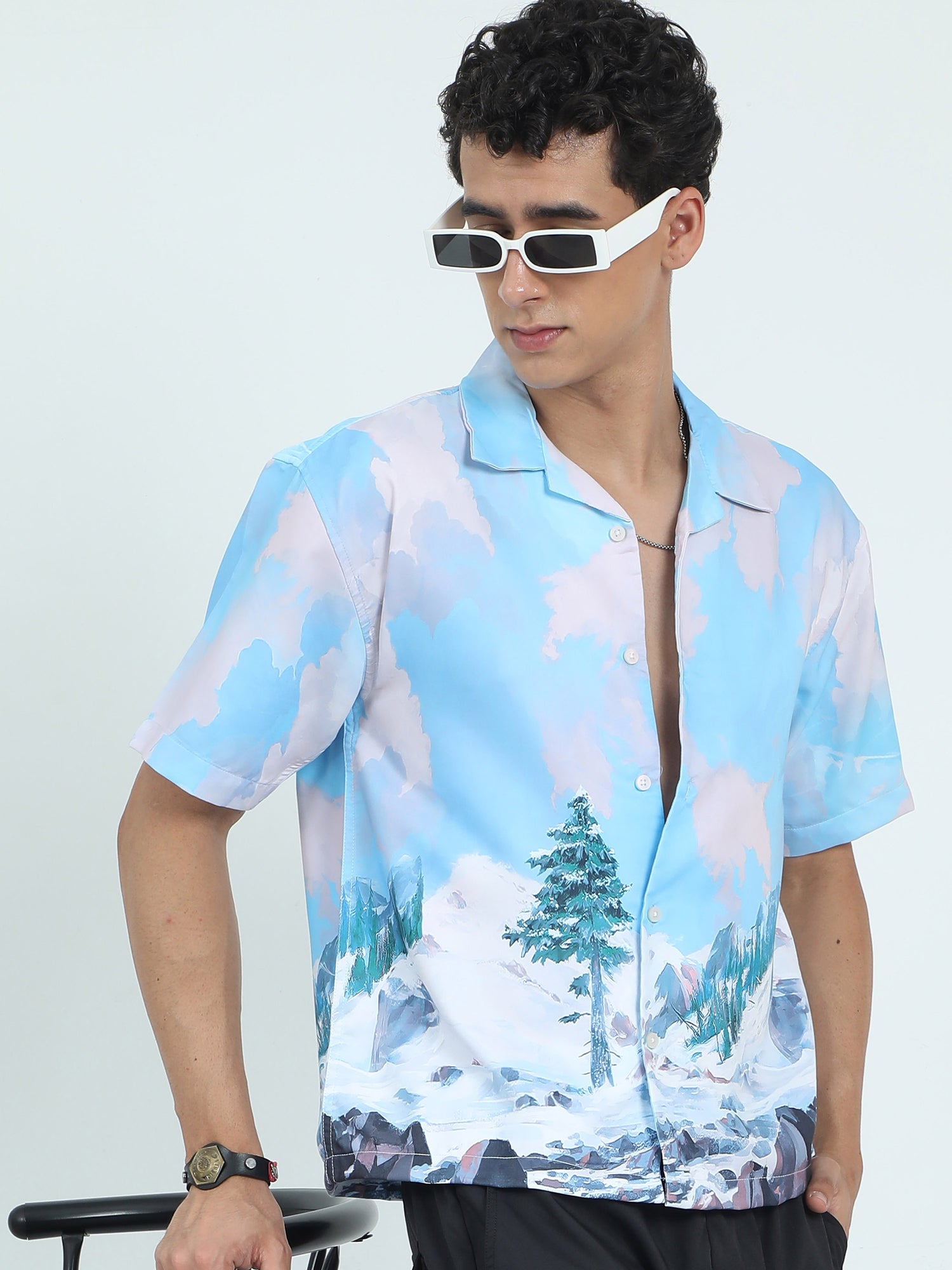 Alaska Men's Loose Shirts