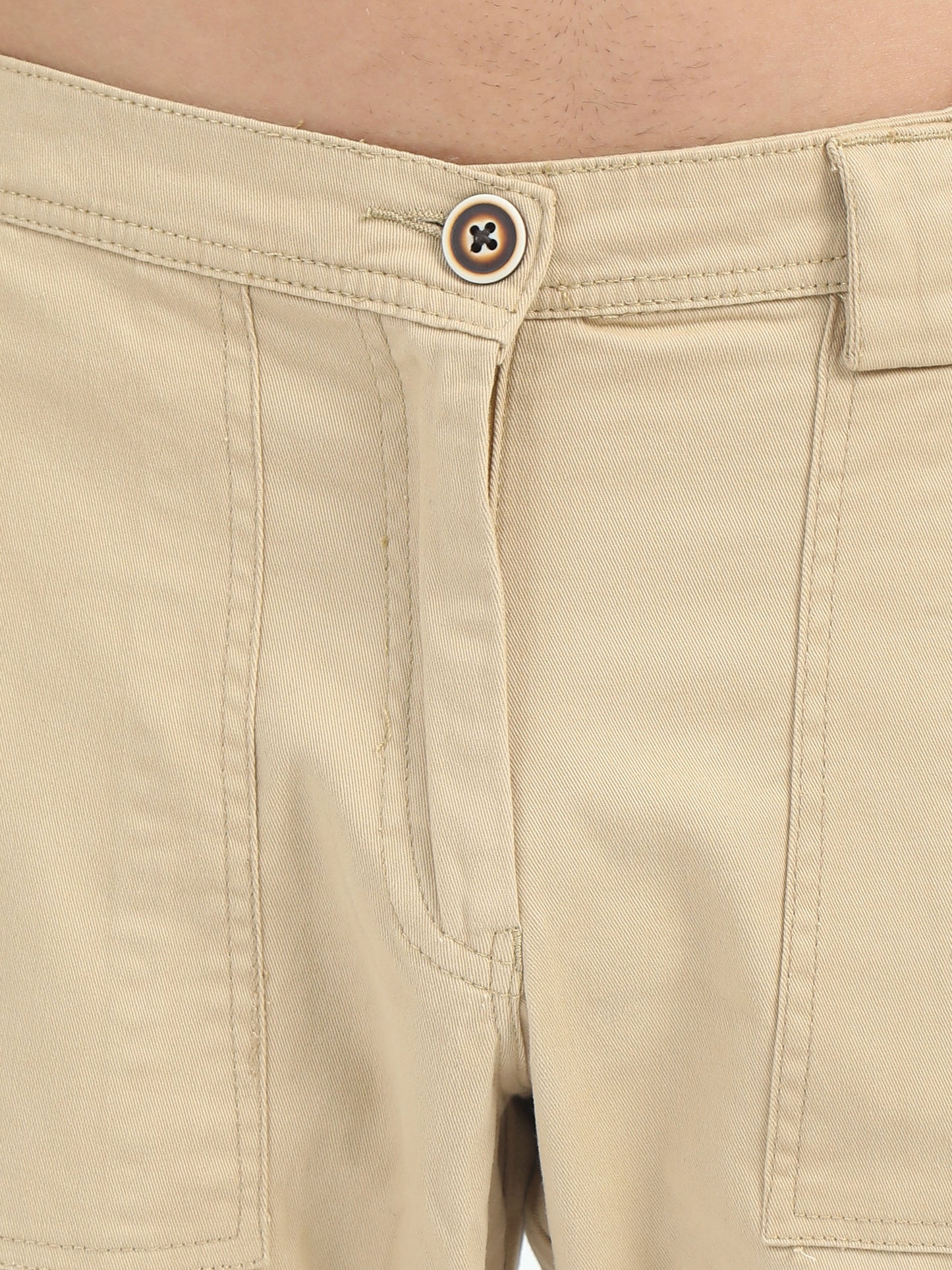 Classic Bolsillo Khaki Cargo Pants Mens