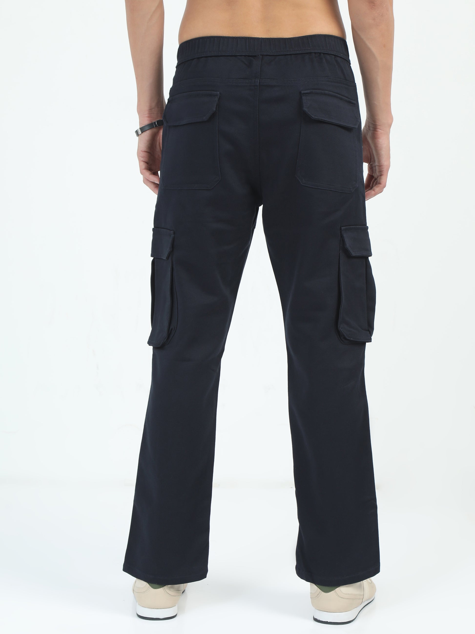 Classic La Belle Navy Cargo Pants for Men