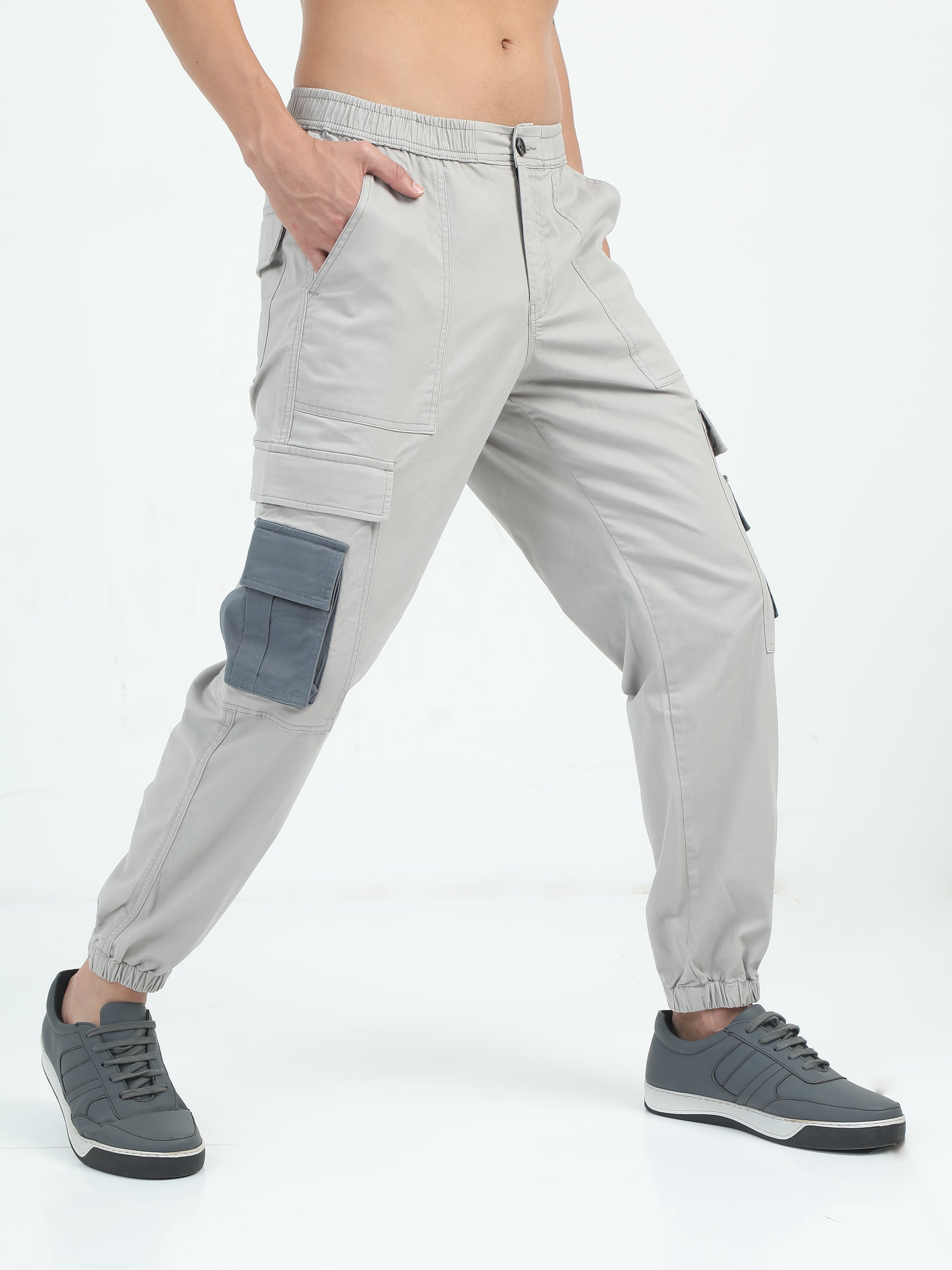 Classic Stone Mens Jogger Cargo Pants